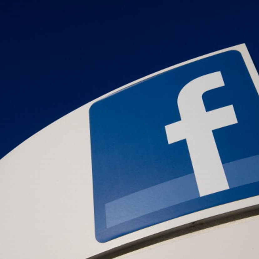 Facebook Inc. signage is displayed outside the company's campus in Menlo Park, Calif.
