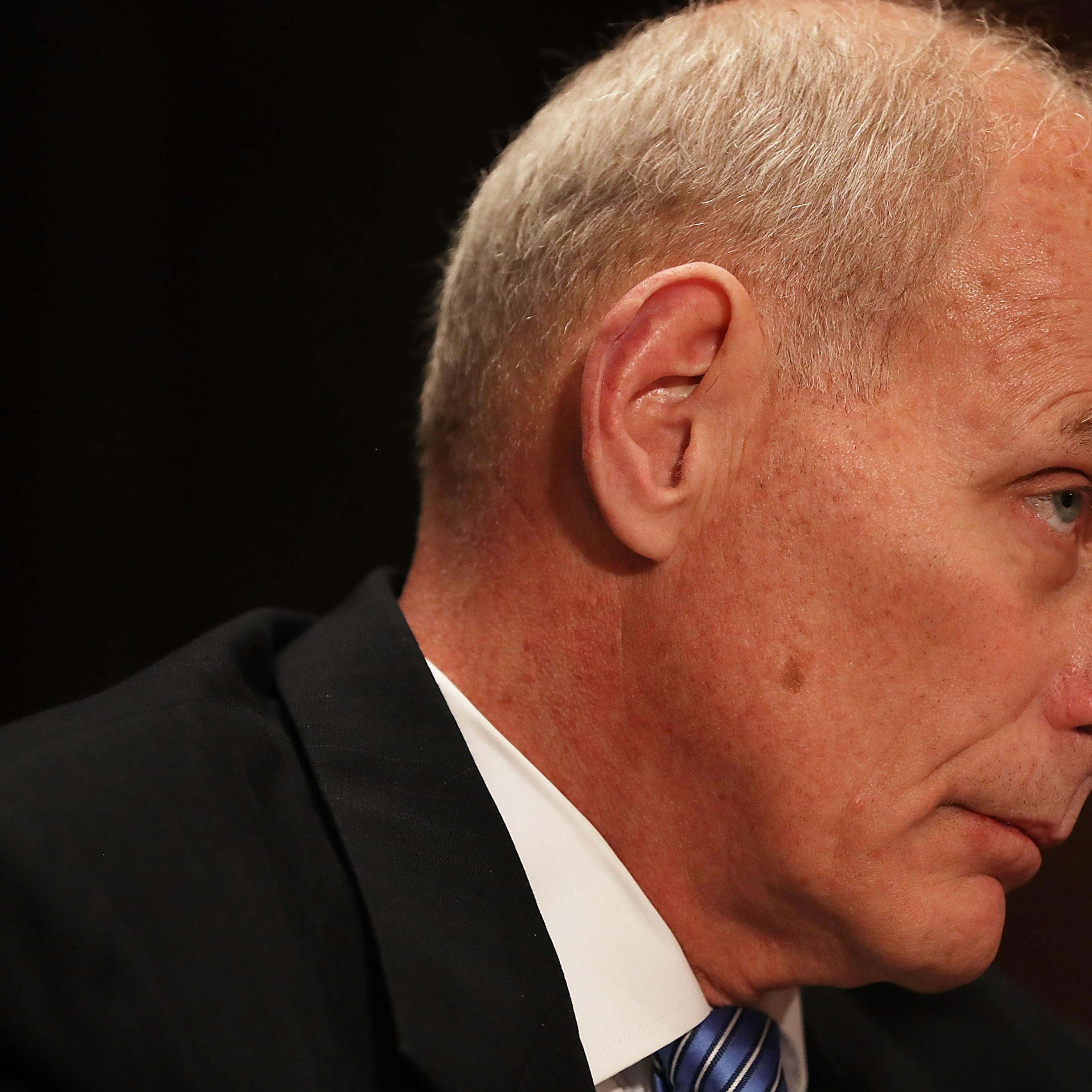 WASHINGTON, DC - JANUARY 10: Retired Marine Gen. John Kelly attends his confirmation hearing in front of the Senate Homeland Security and Governmental Affairs Committee to run the Department of Homeland Security on January 10, 2017 in Washington, DC. The