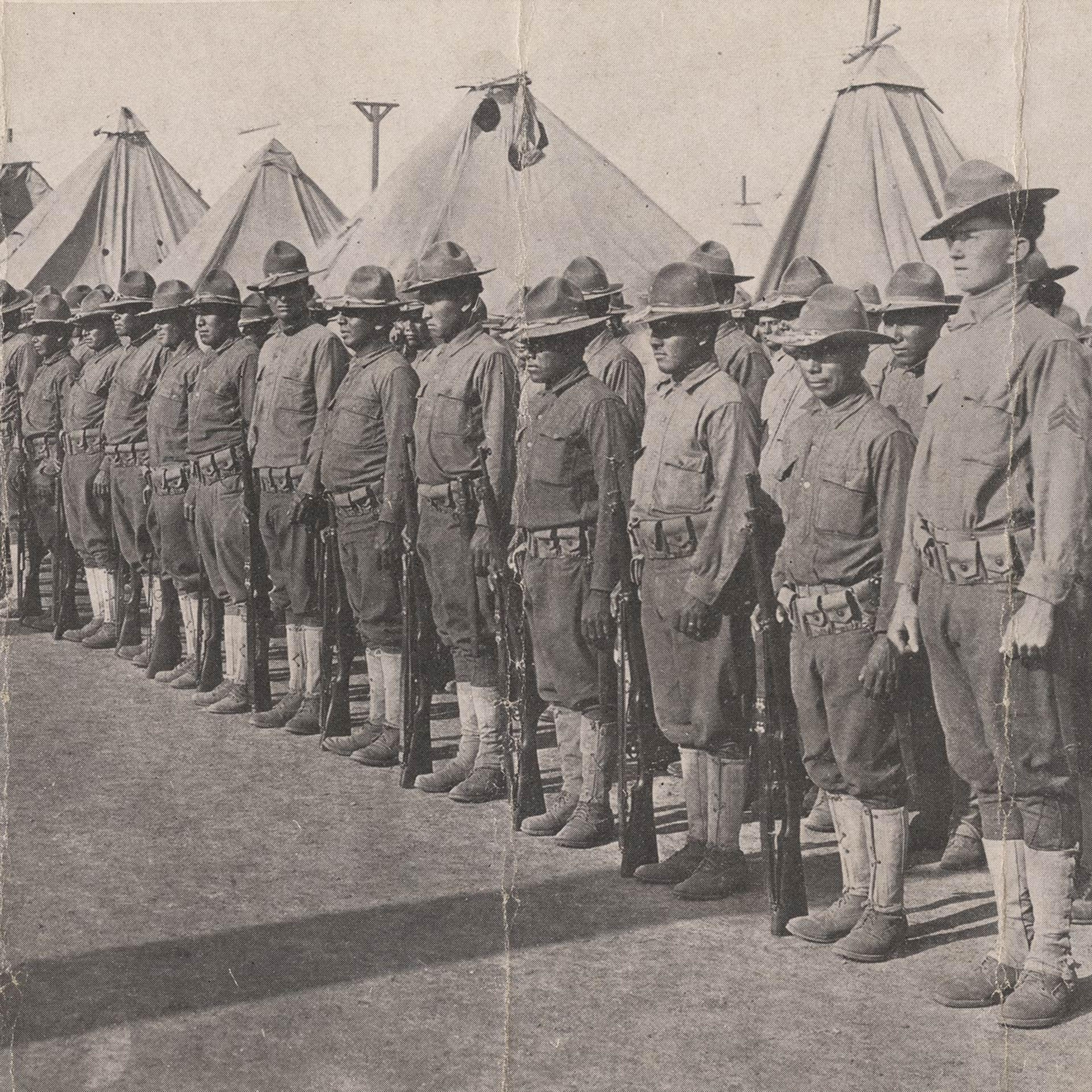 The American Indians who served with Company E, 142nd Infantry, 36th Division, during World War I were some of the nation's first "code-talkers"