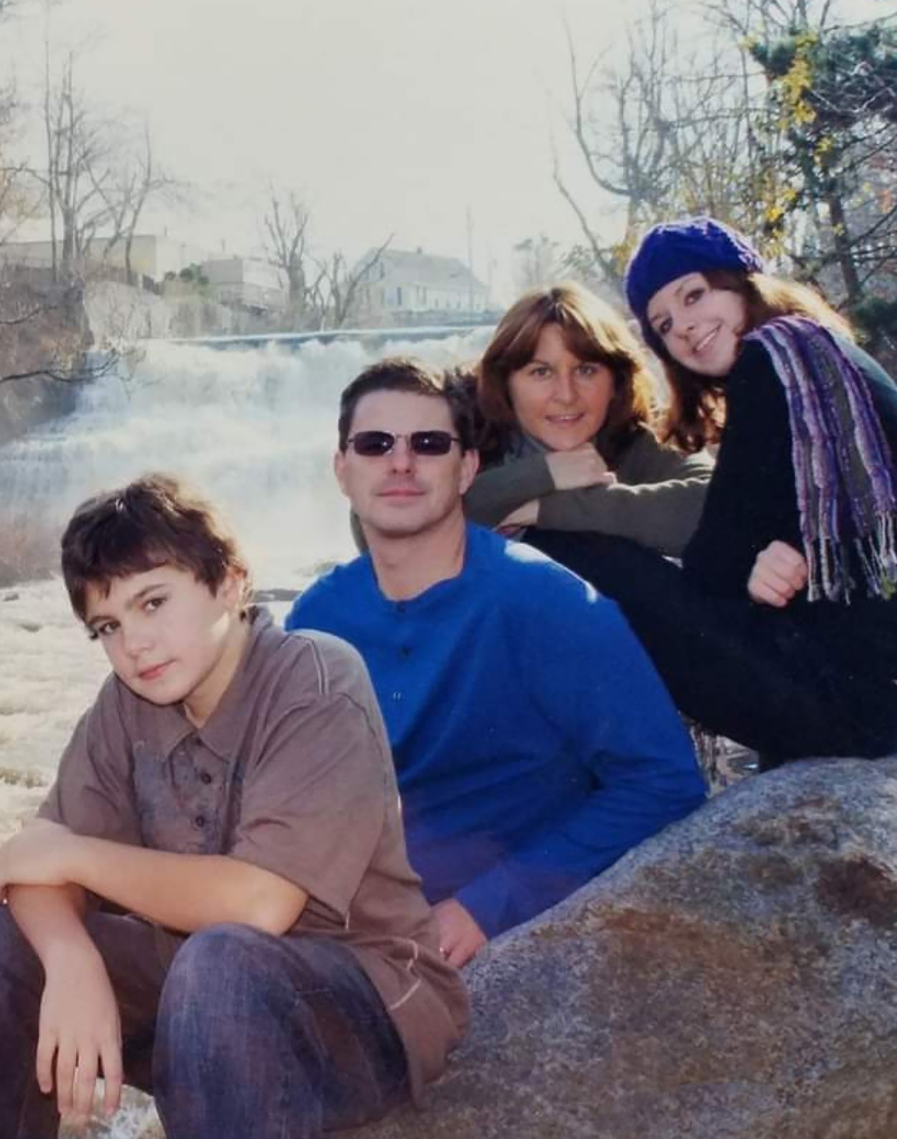 Jamey Rodemeyer, left, with his parents, Tim and Tracy, and sister, Alyssa, in Williamsville, N.Y., Oct. 2009.
