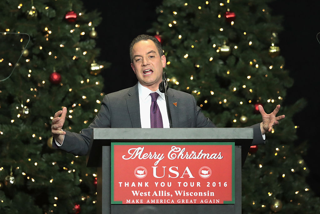 Reince Priebus on December 13, 2016 in West Allis, Wisconsin.
