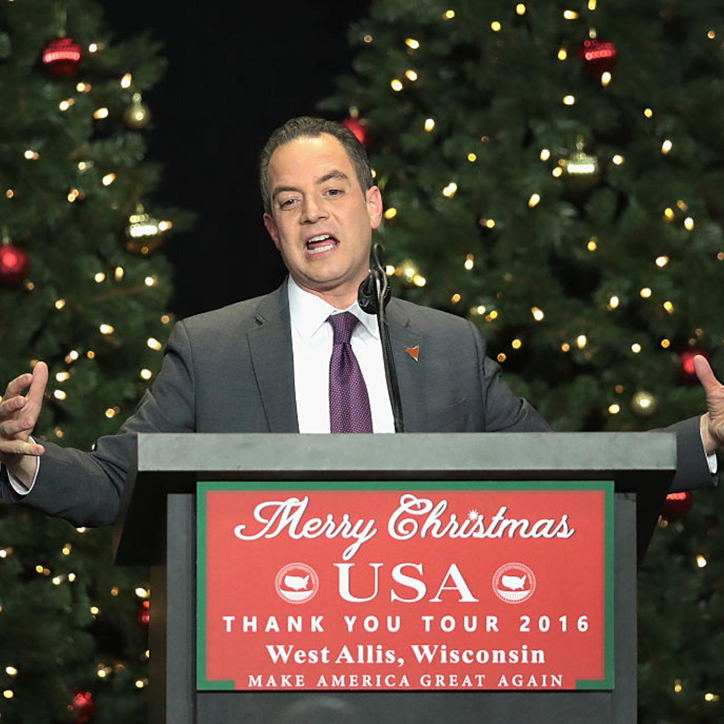Reince Priebus on December 13, 2016 in West Allis, Wisconsin.