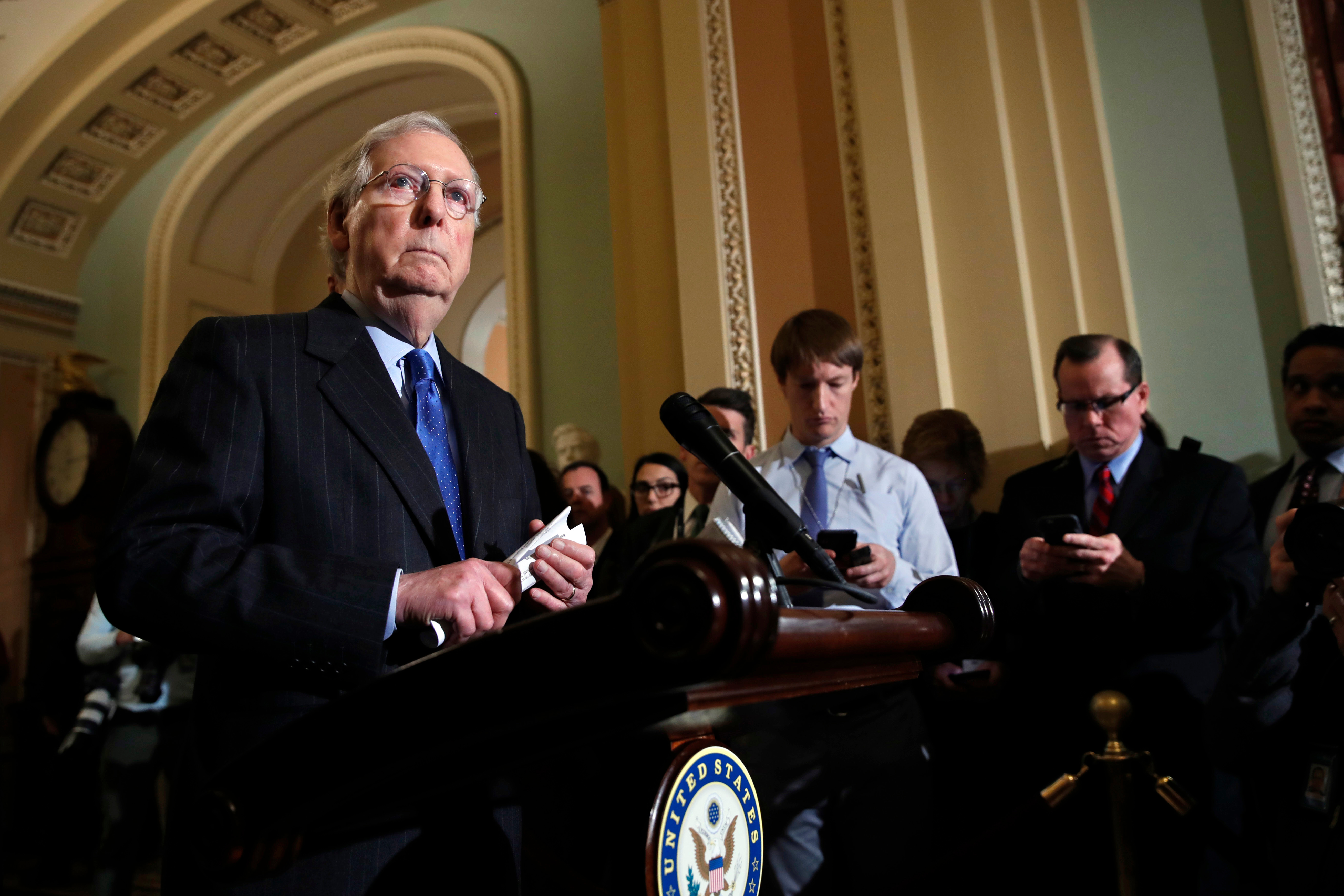 Senate Republicans, Washington, USA - 27 Nov 2018