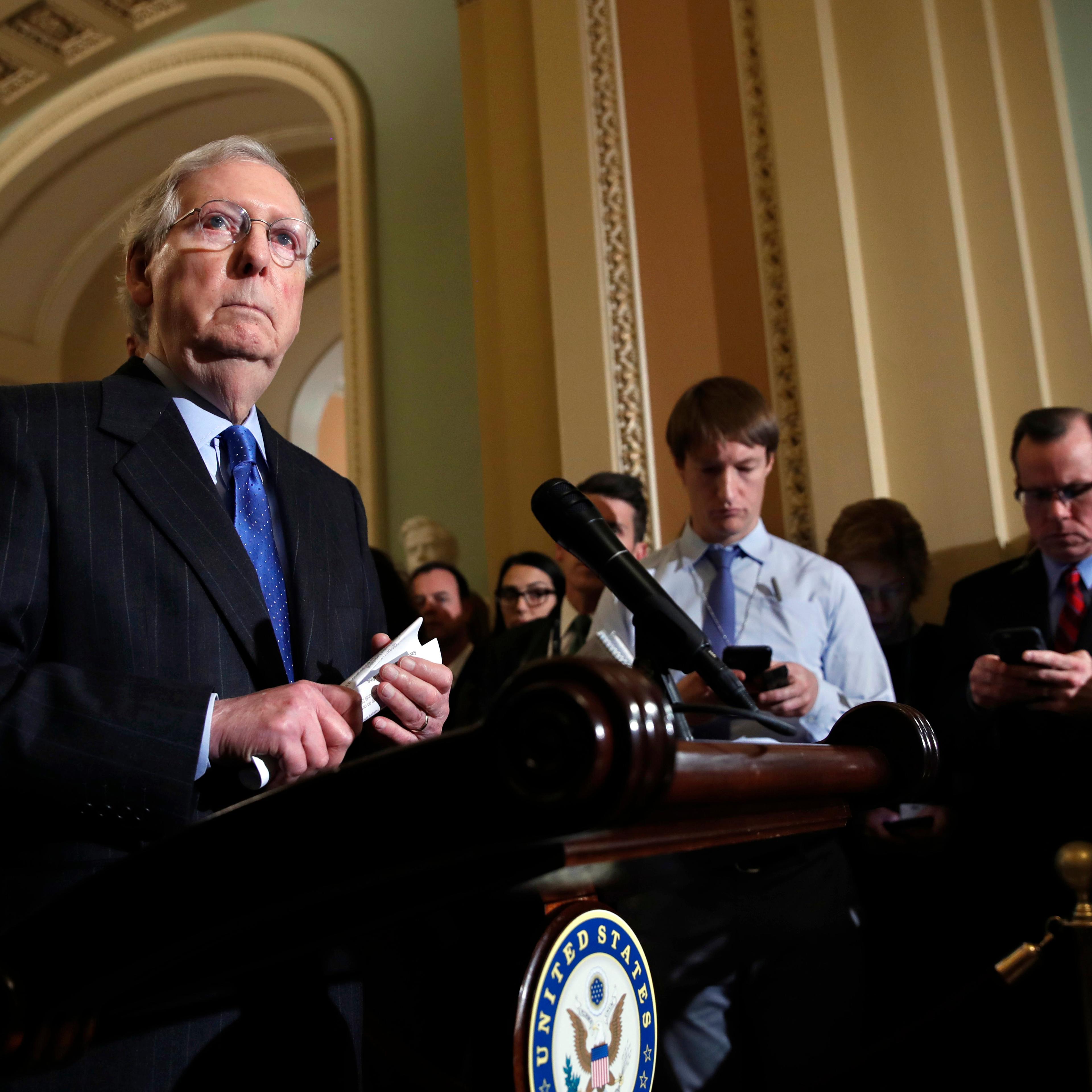 Senate Republicans, Washington, USA - 27 Nov 2018