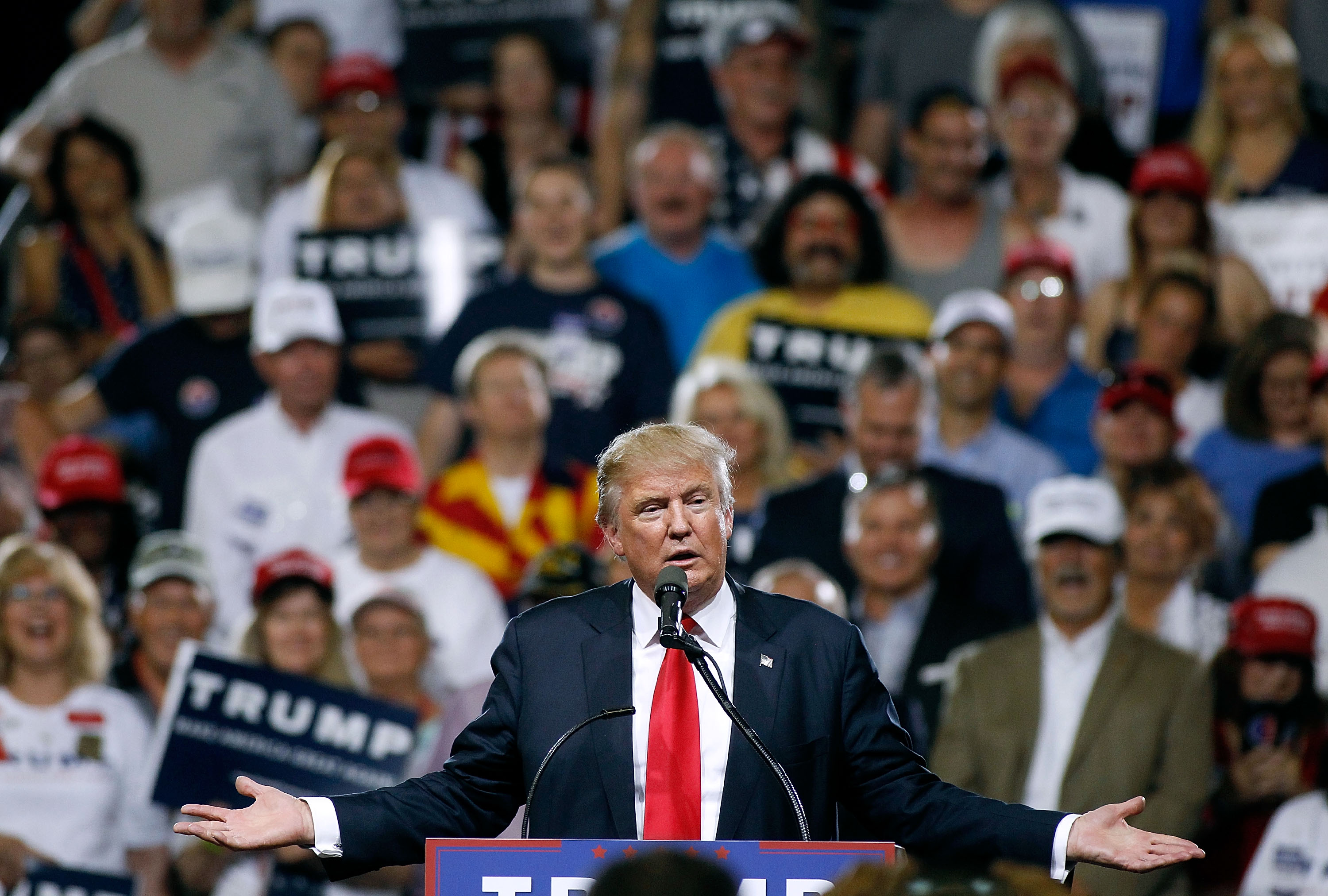 Donald Trump Holds Campaign Rally In Phoenix, Arizona