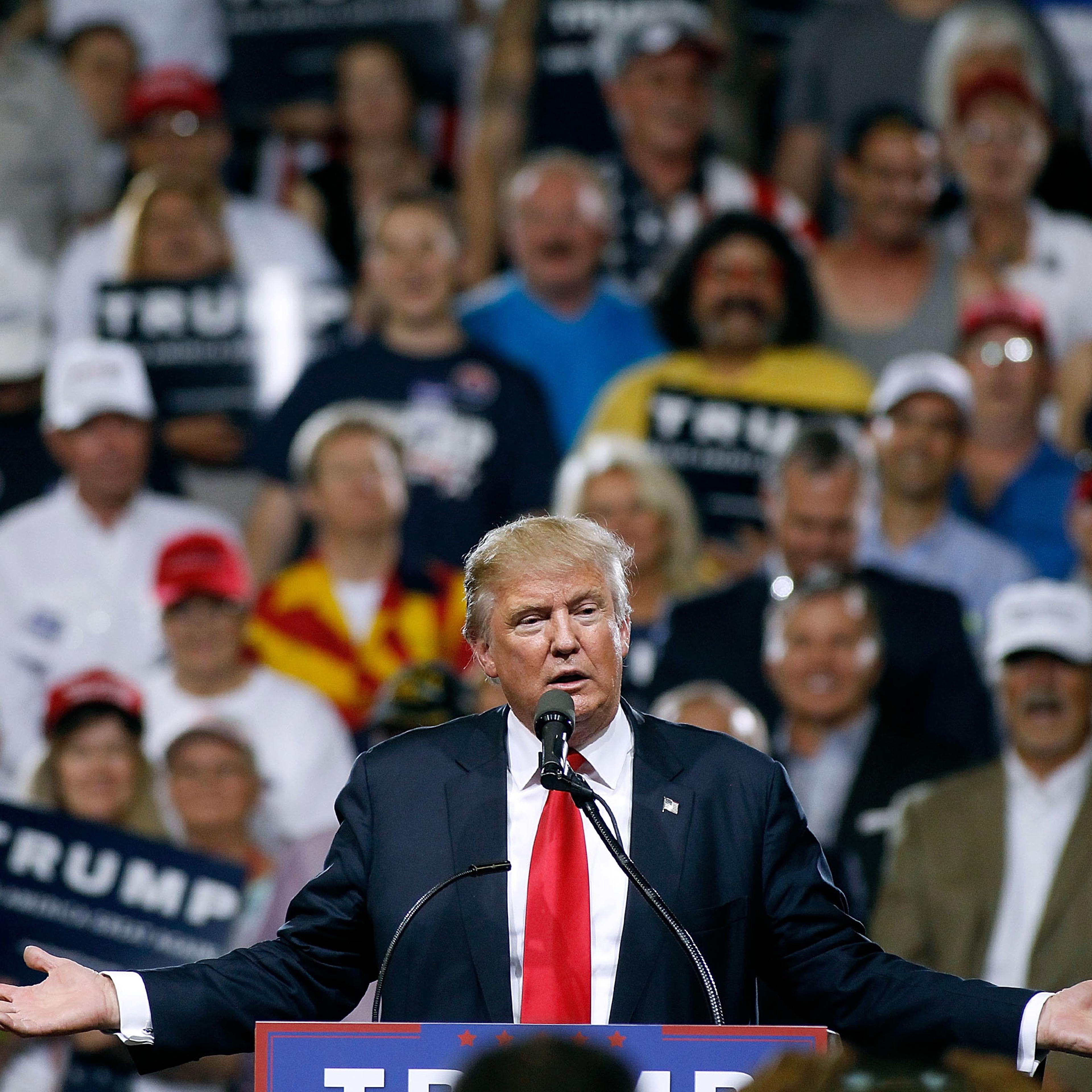 Donald Trump Holds Campaign Rally In Phoenix, Arizona