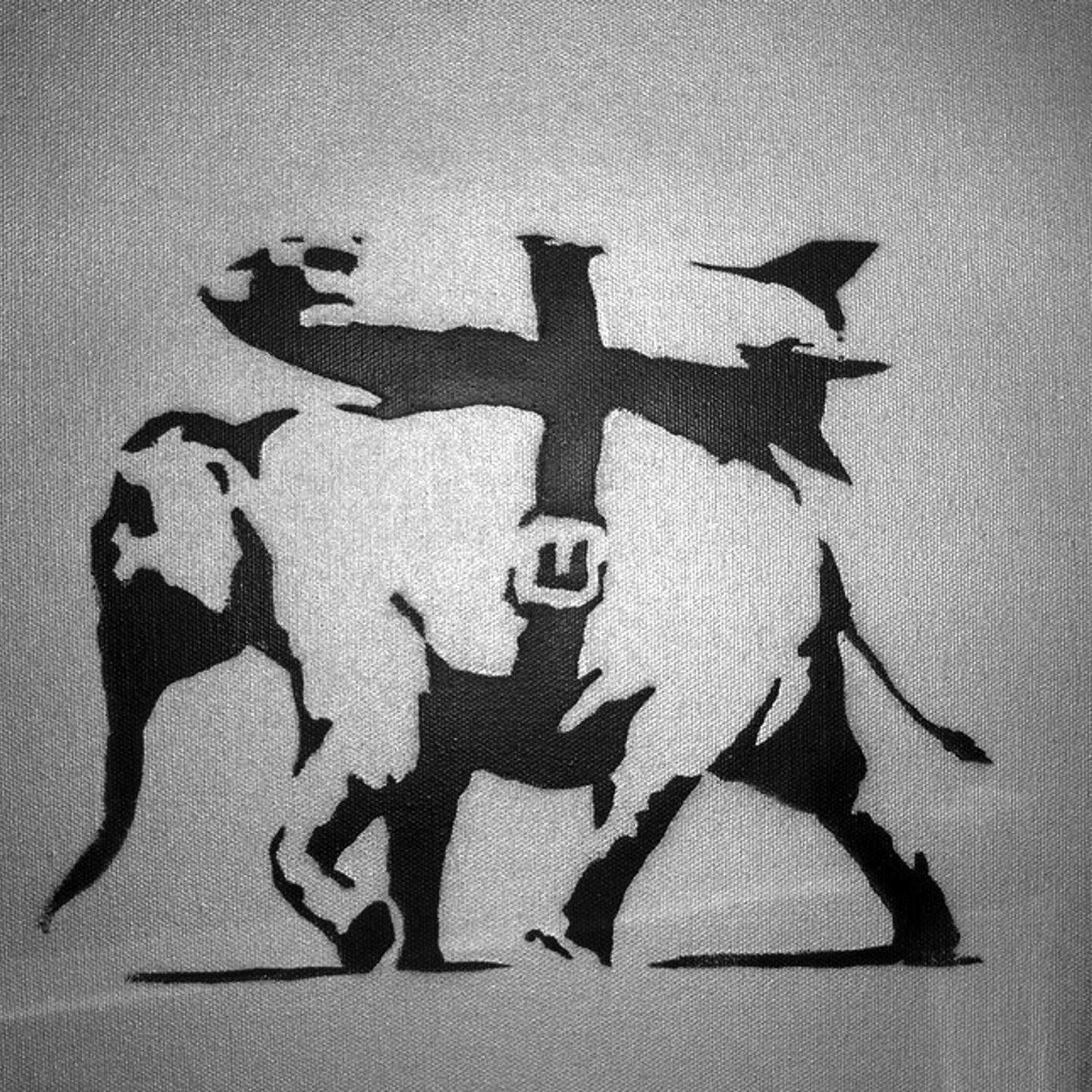 Shares in Banksy's "Heavy Artillery Elephant" are available to buy from My Art Invest