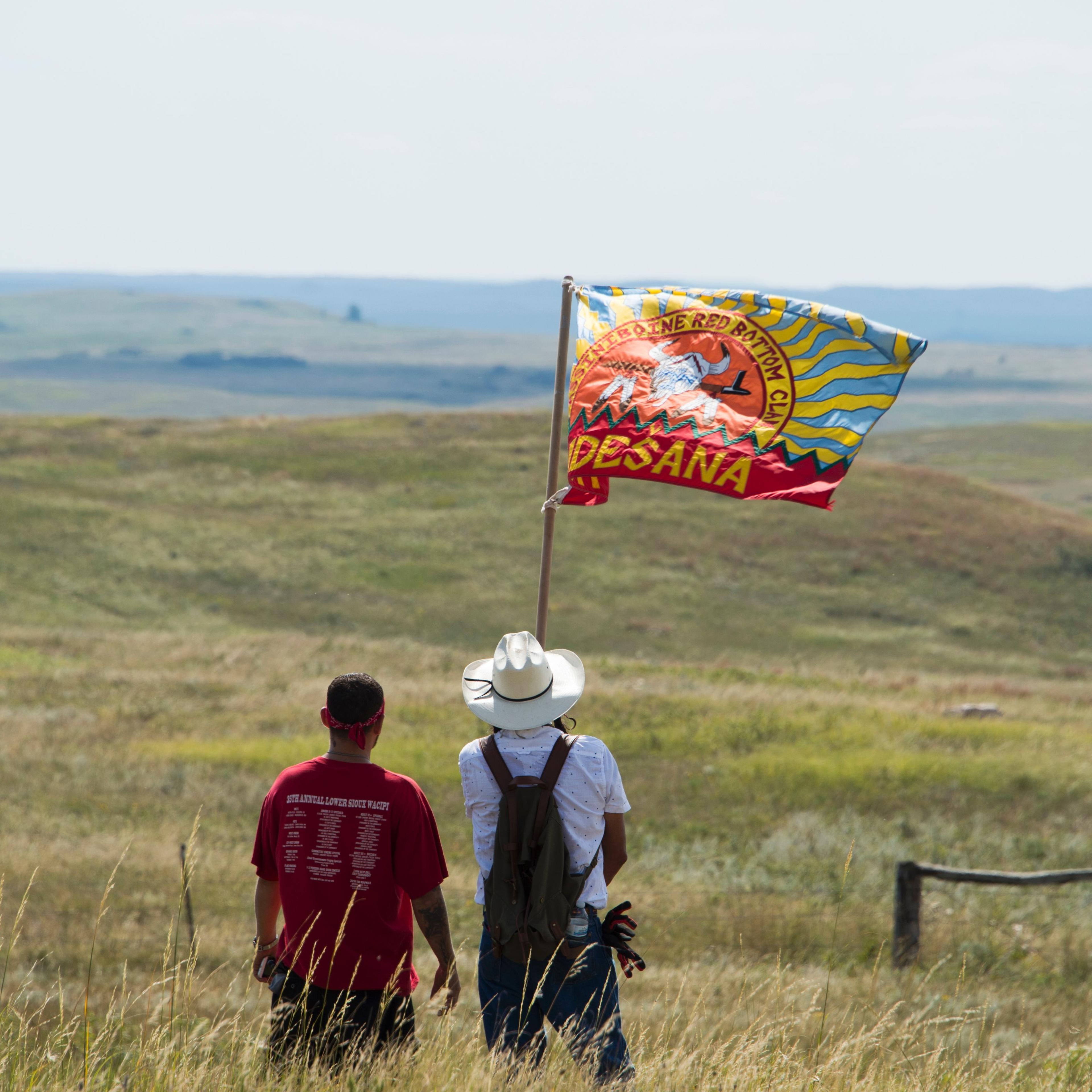 Dakota Access Pipeline protest by Standing Rock Sioux