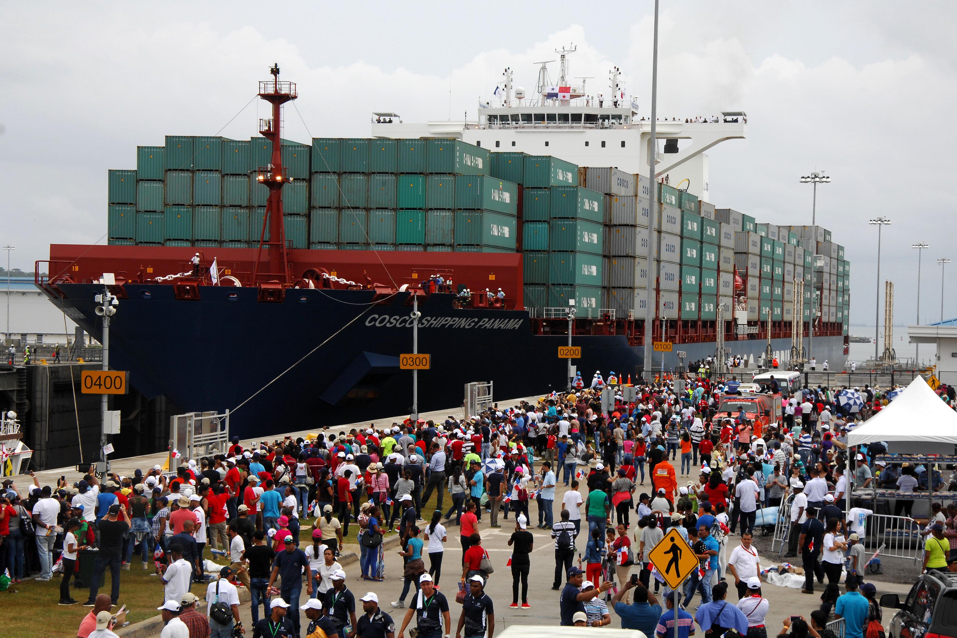 TOPSHOT-PANAMA-CANAL-EXPANSION-INAUGURATION