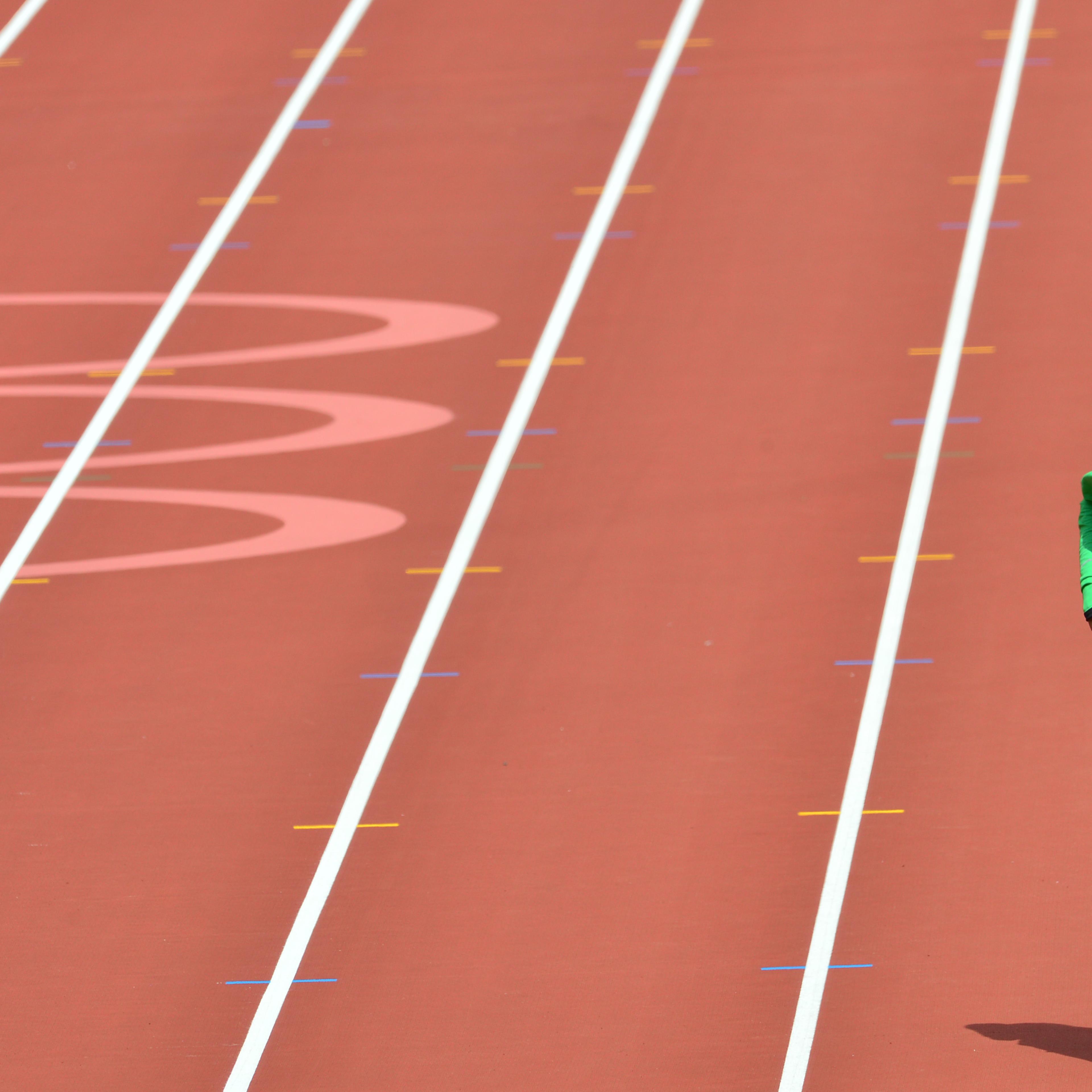 Saudi Arabia's Sarah Attar competes in the women's 800m heats at the athletics event of the London 2012 Olympic Games on Aug. 8, 2012.