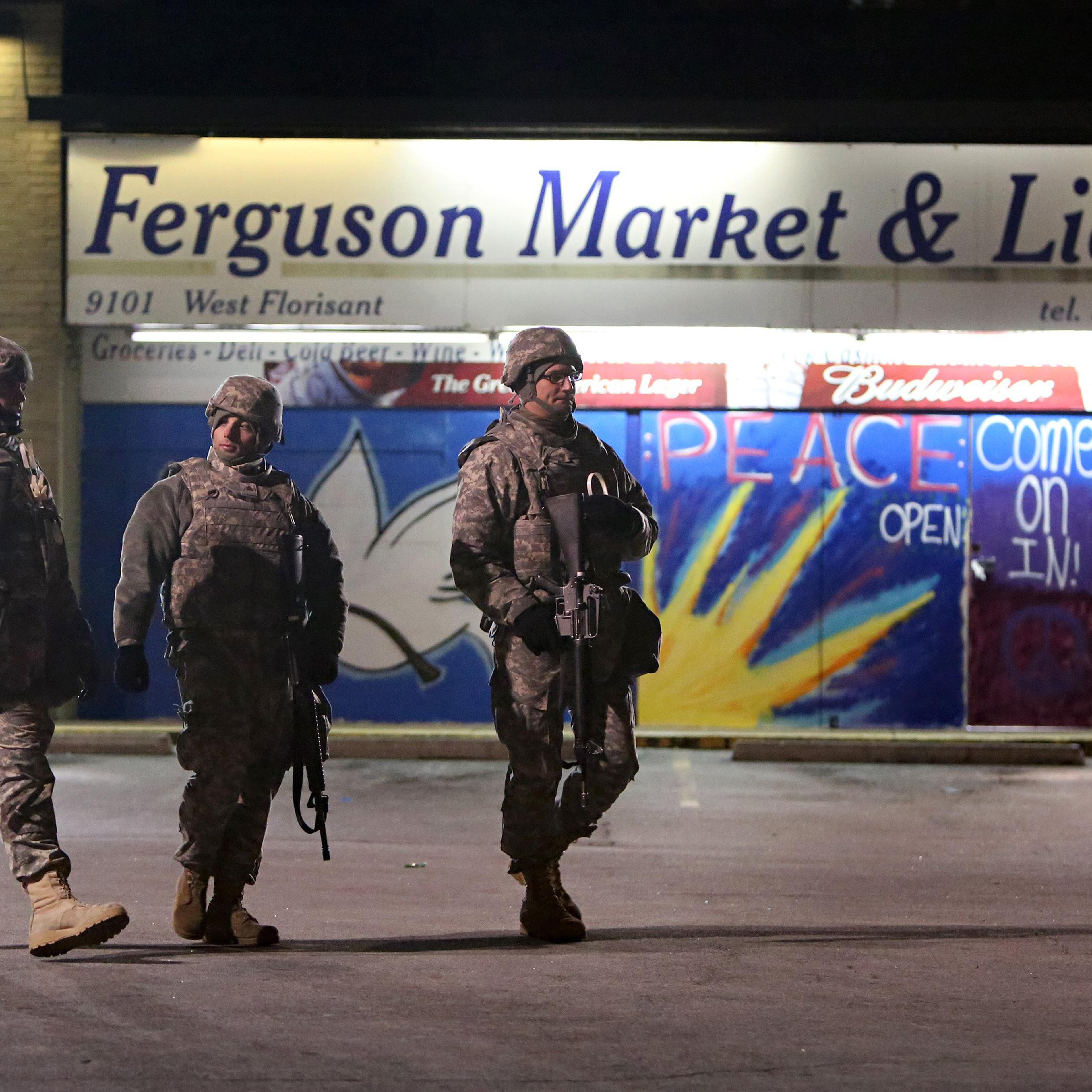 Peaceful night in Ferguson