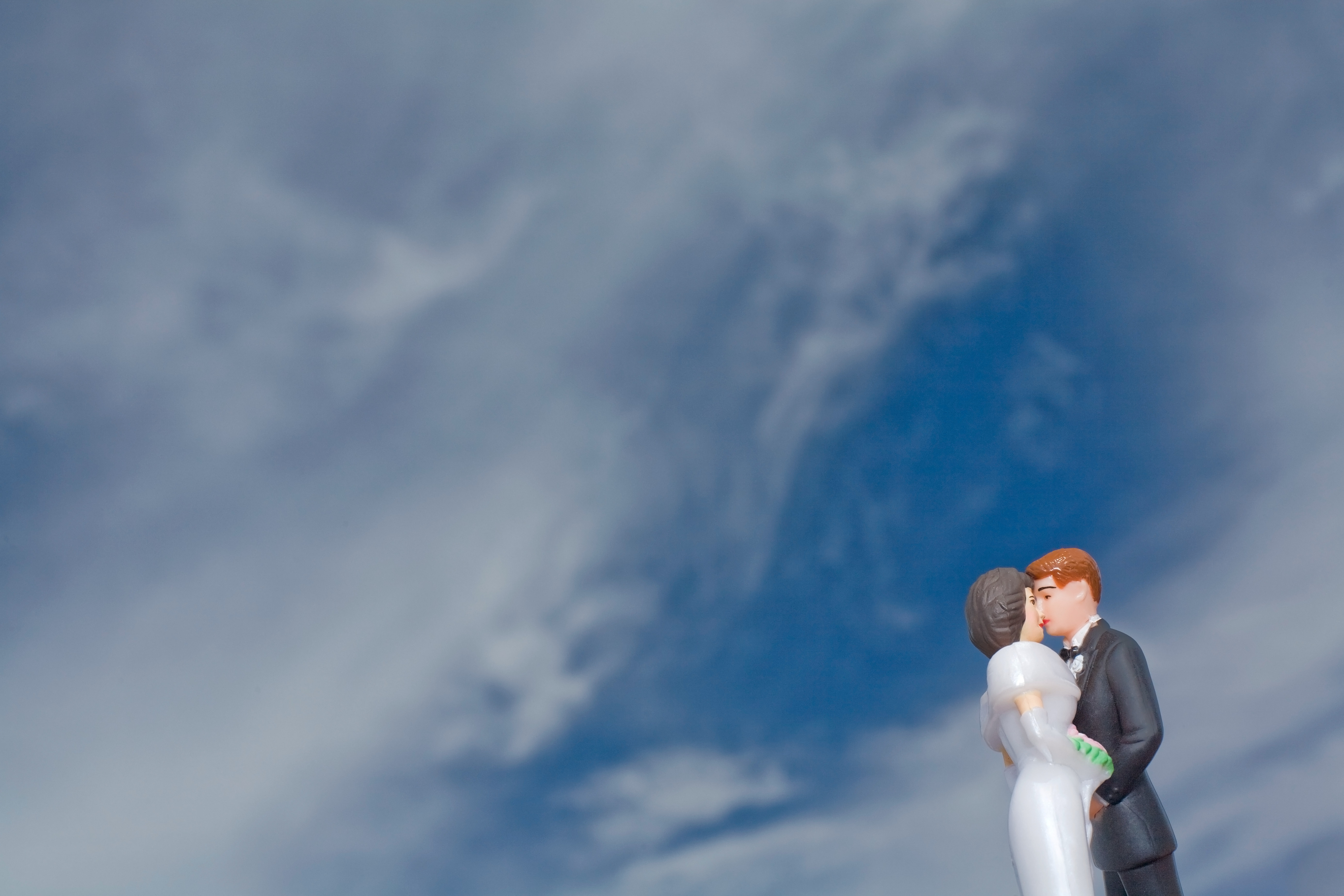 Bride and groom couple
