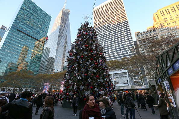 Christmas decorations in New York