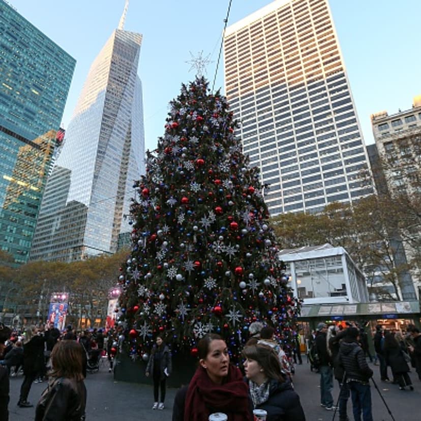 Christmas decorations in New York