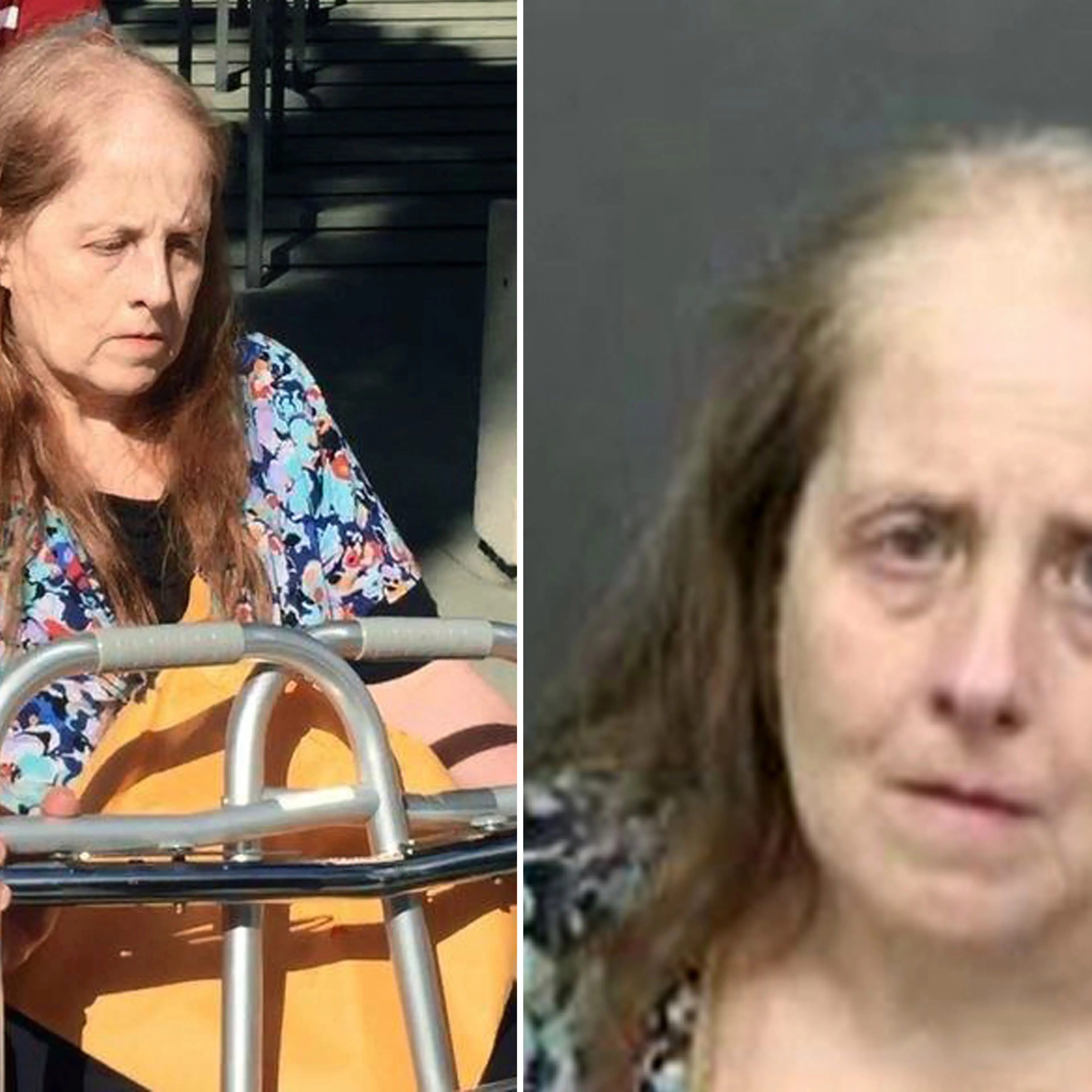 Lucy Richards of Brandon, Fla. Richards has pleaded guilty to threatening a man whose 6-year-old son was killed in the 2012 mass shooting at a Connecticut school, which she believed was a hoax.