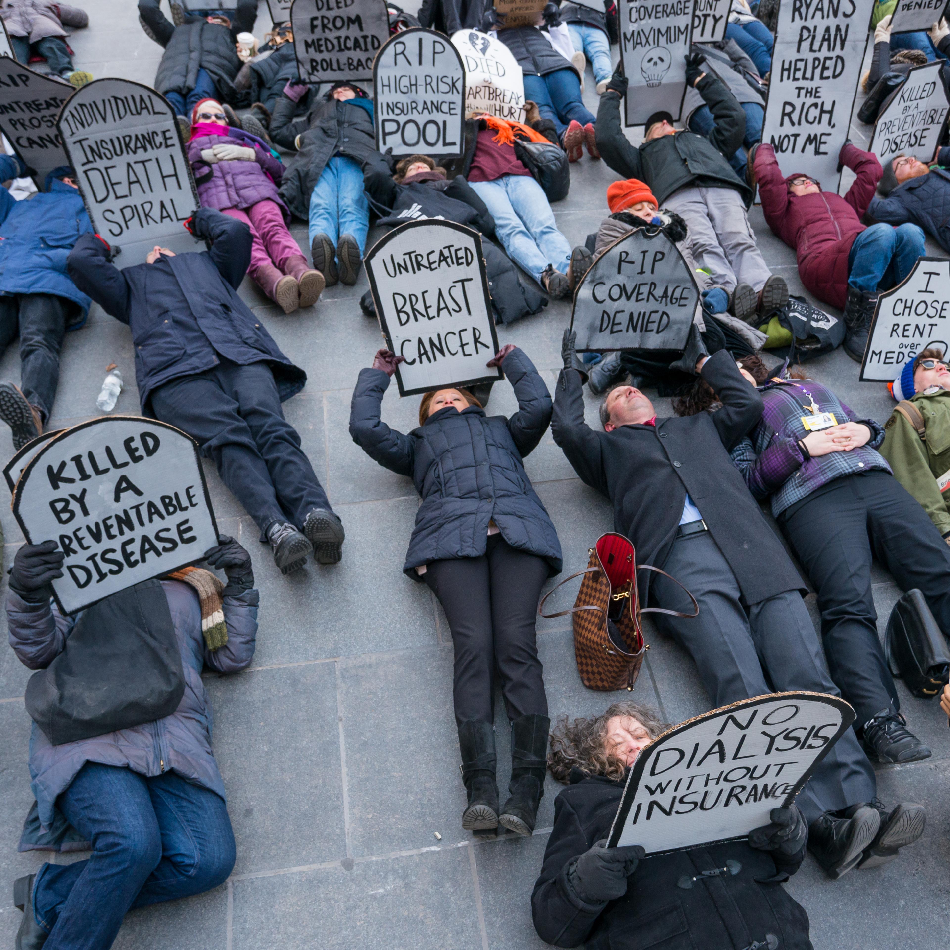 Activists gathered near Brooklyn Borough Hall where the