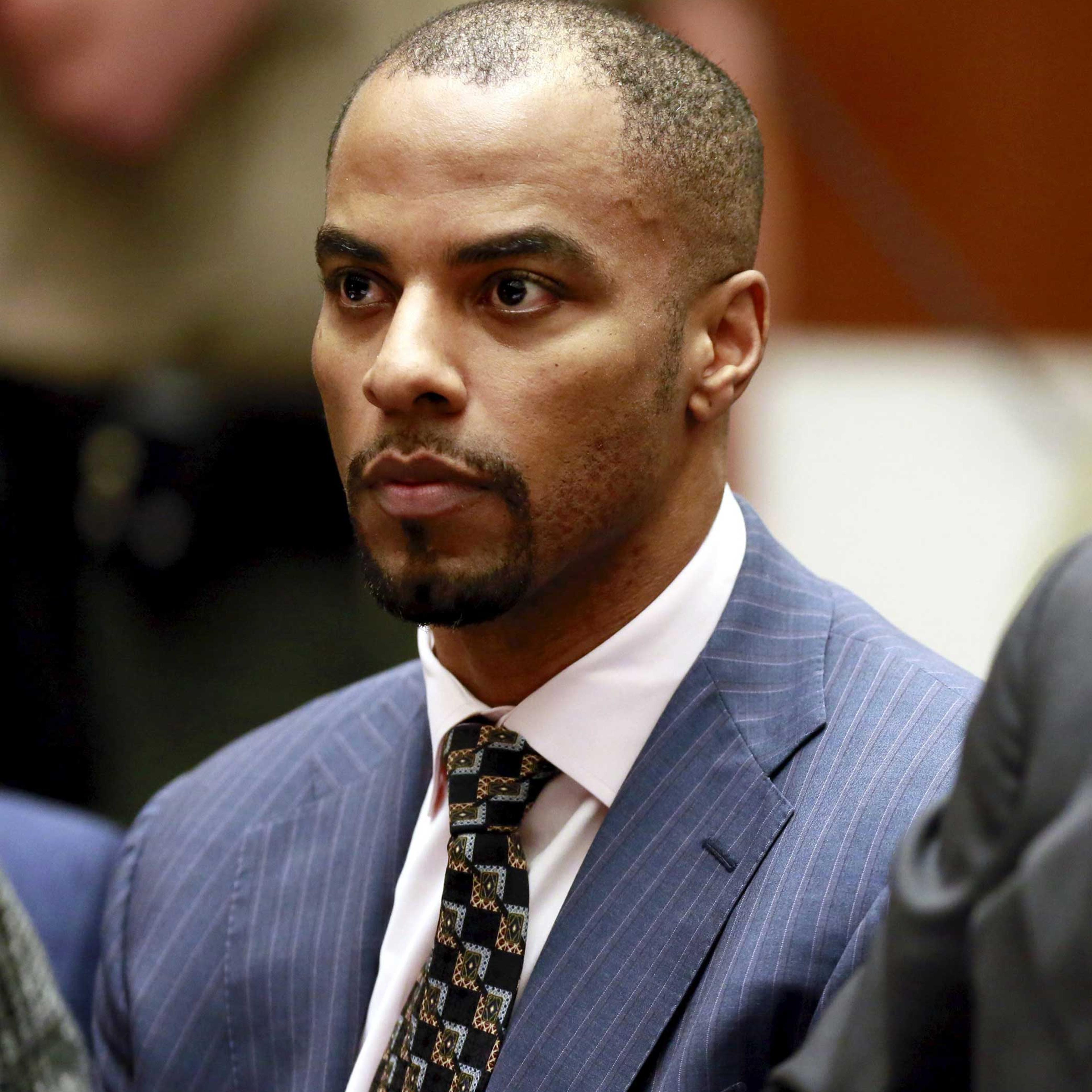 Former NFL star Darren Sharper appears at the Clara Shortridge Foltz Criminal Justice Center in Los Angeles