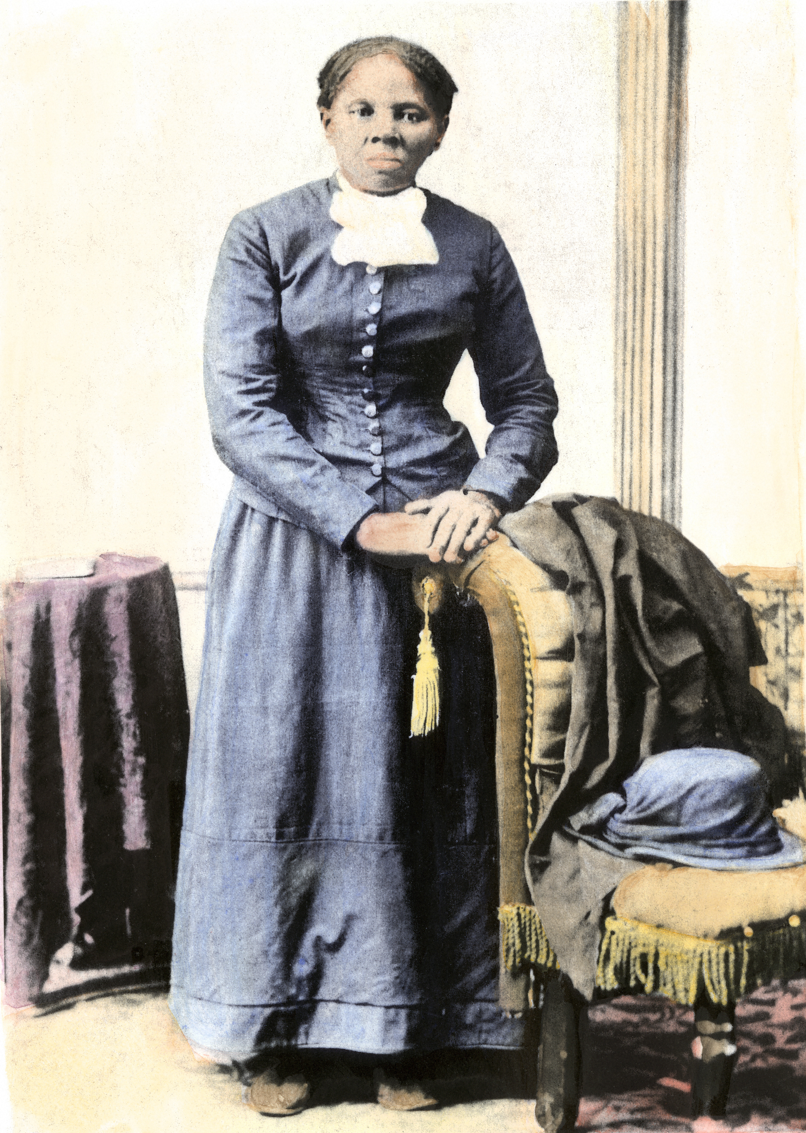American abolitionist Harriet Tubman (1820 - 1913) escaped slavery and went on to lead the Underground Railroad.