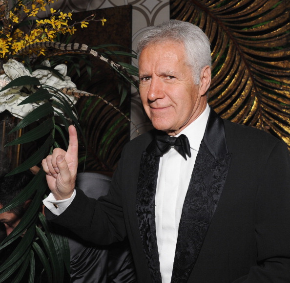 Television personality Alex Trebek Backstage Creations Celebrity Retreat at the 2014 Writers Guild Awards at JW Marriott Los Angeles at L.A. LIVE on February 1, 2014 in Los Angeles, California.