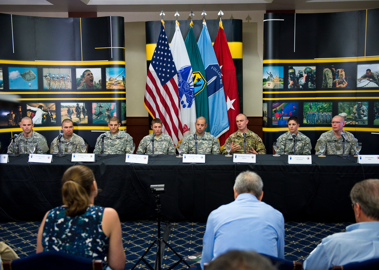 "2015 08 20 Ranger School class 08-15 Media Engagement Day"