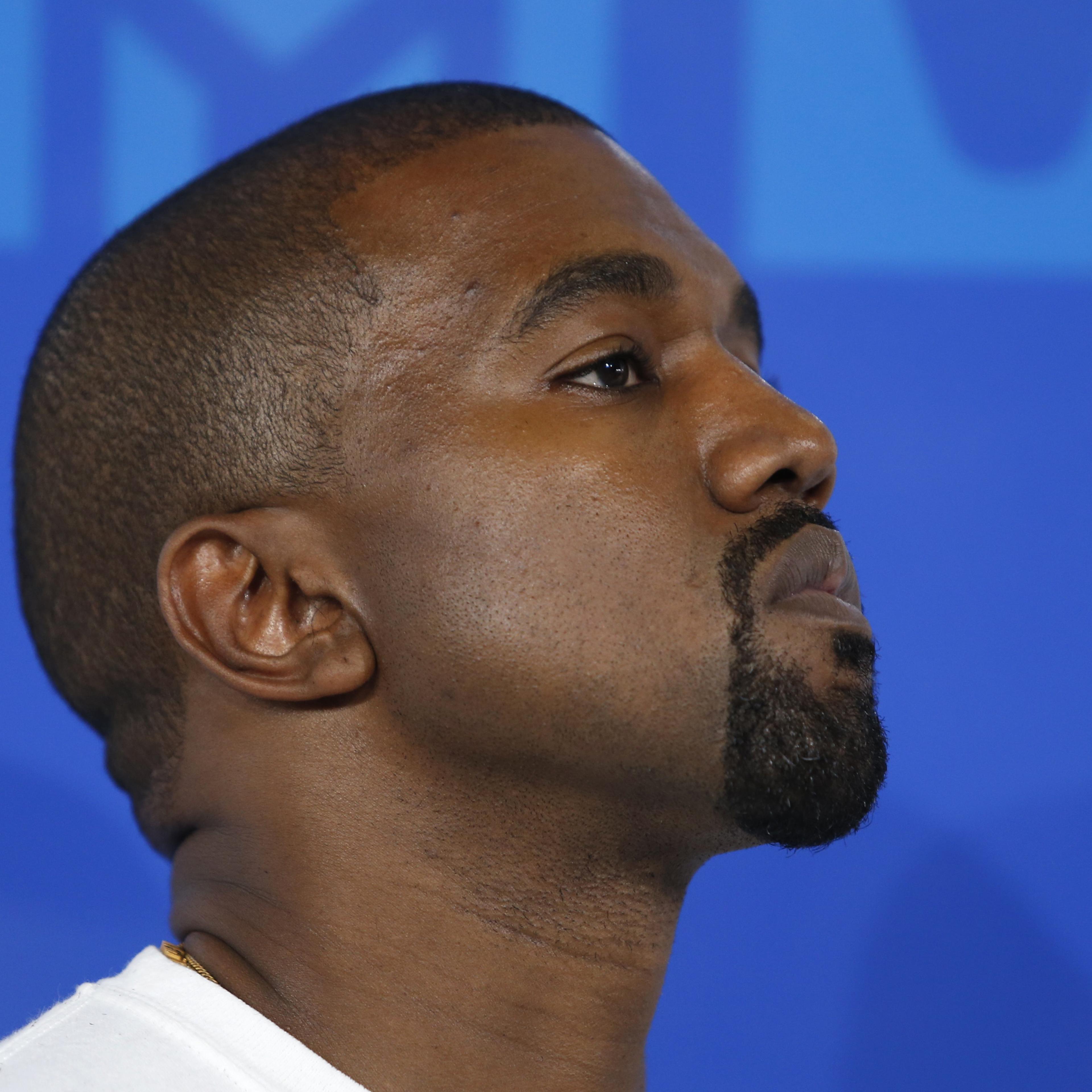 Rapper Kanye West arrives at the 2016 MTV Video Music Awards in New York