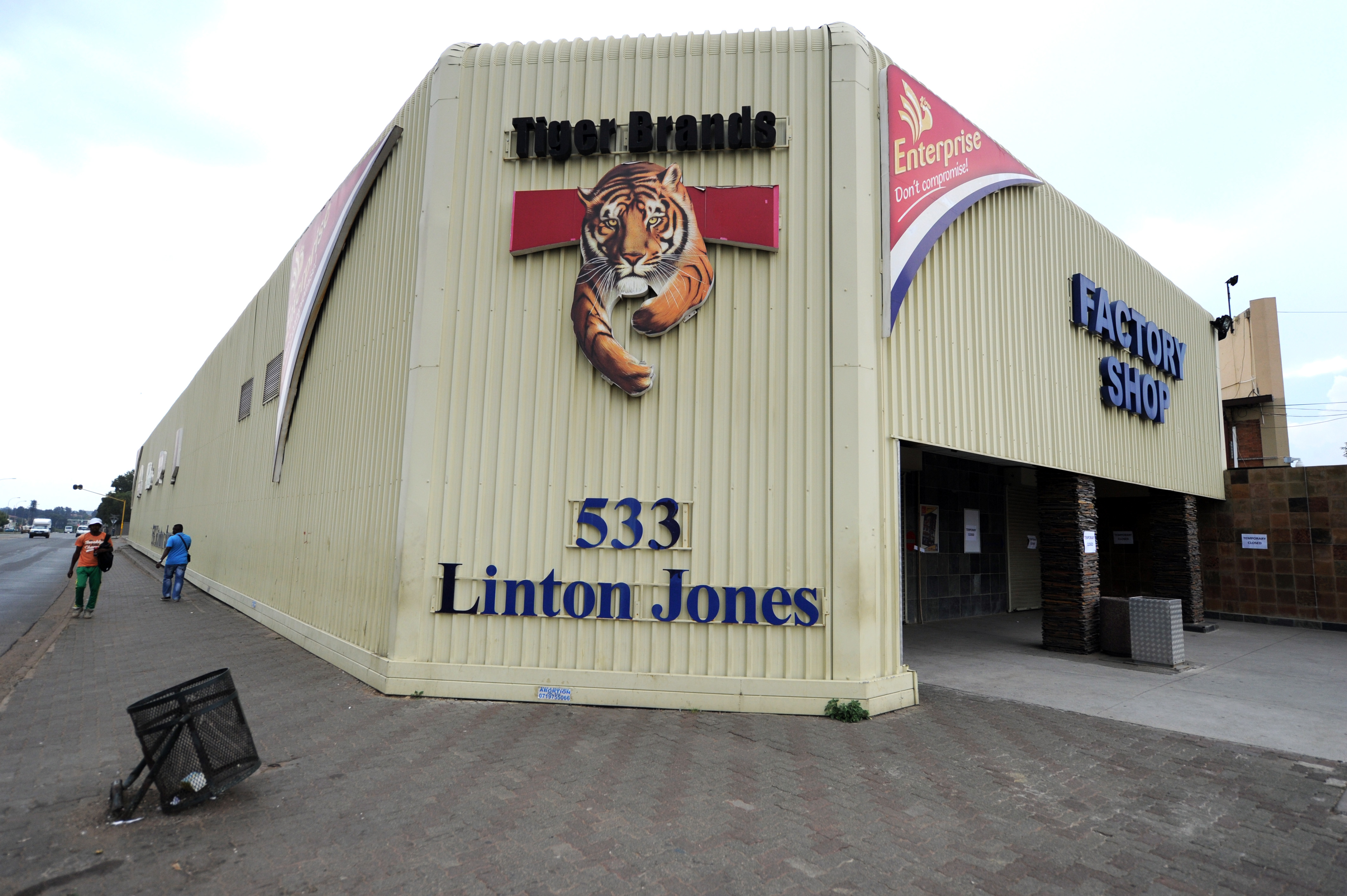 Customers return products to Enterprise outlet in South Africa