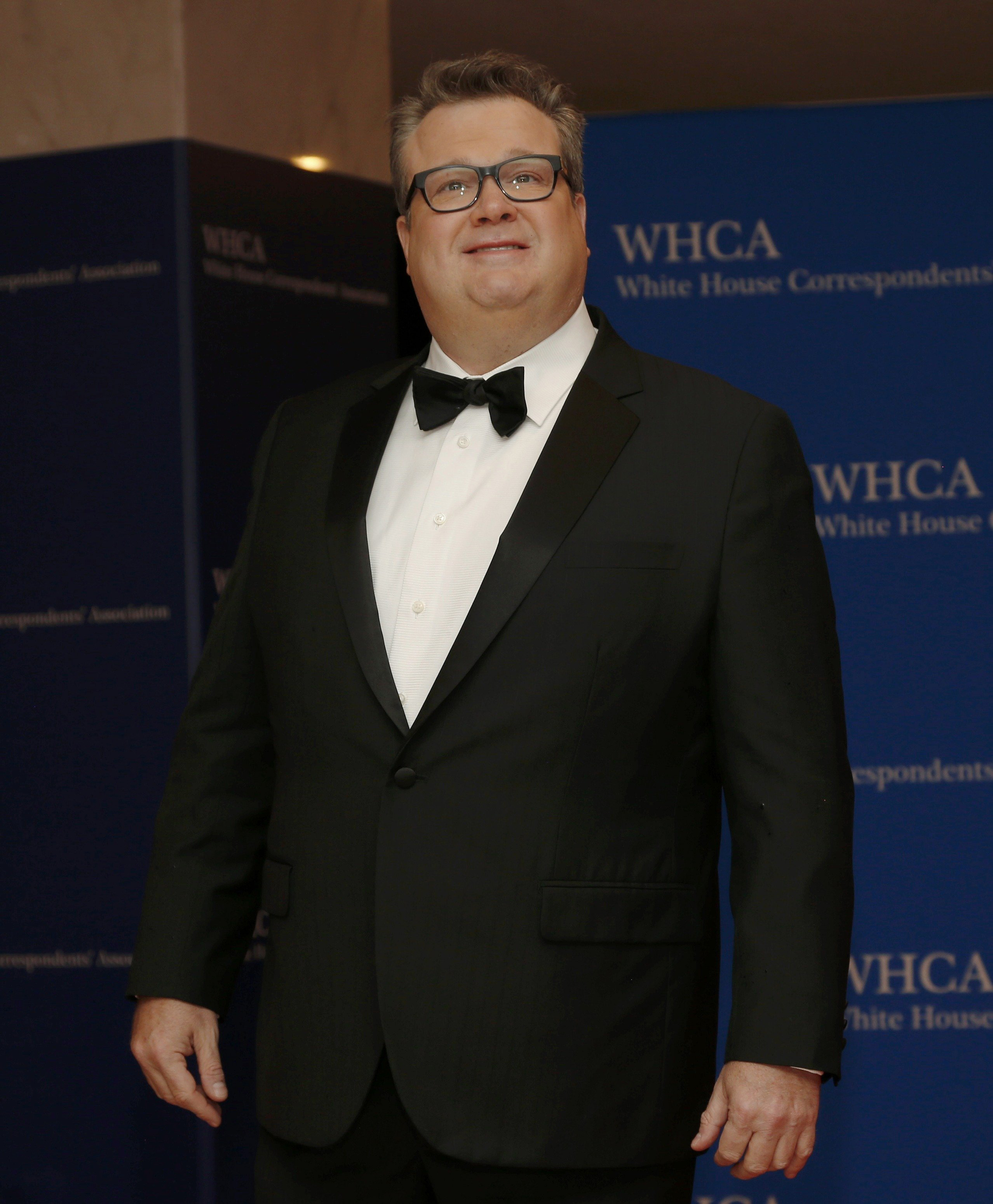 Actor Eric Stonestreet arrives for the annual White House Correspondents' Association dinner in Washington