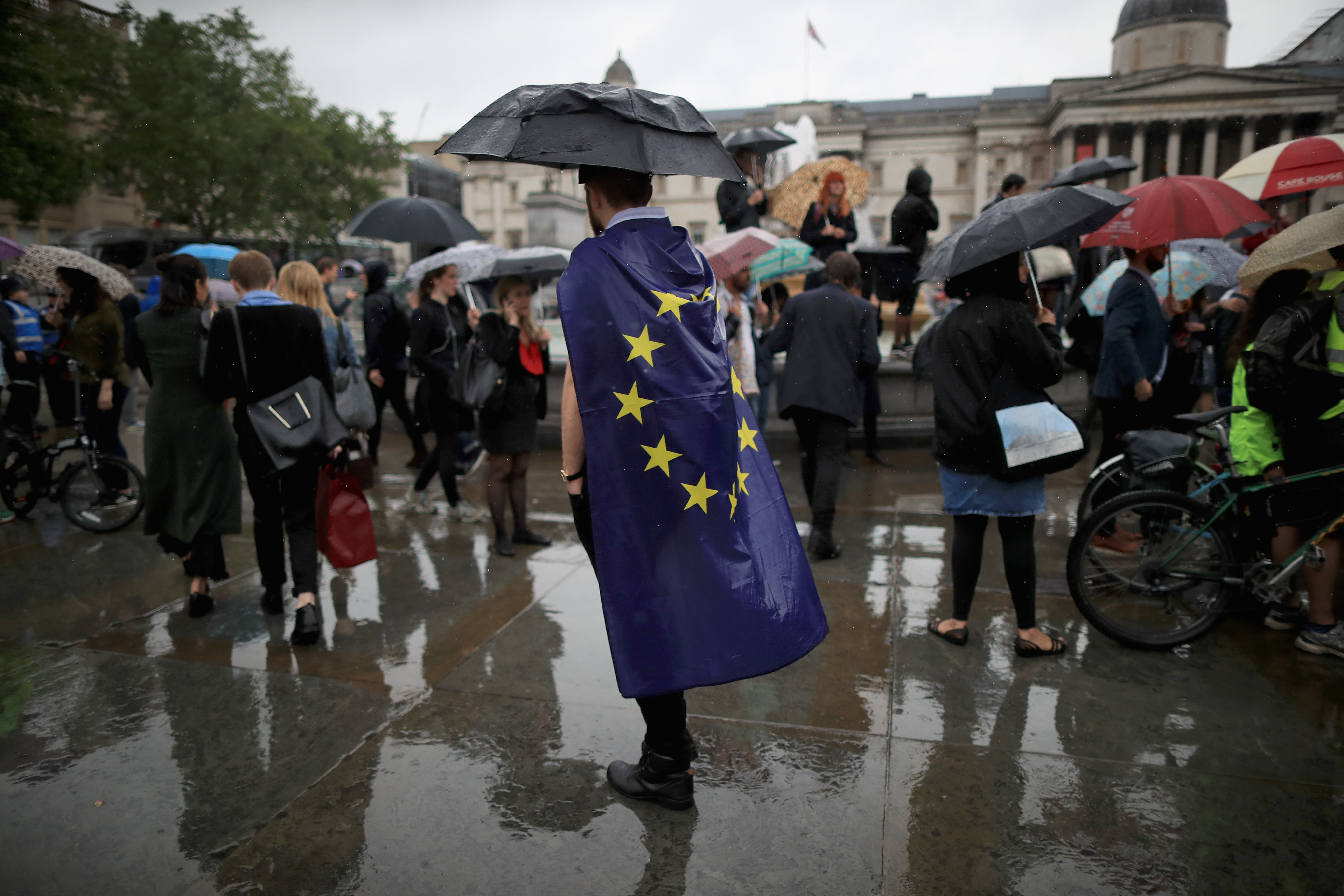 Protestors Attend Anti-Brexit Rallys Across The UK