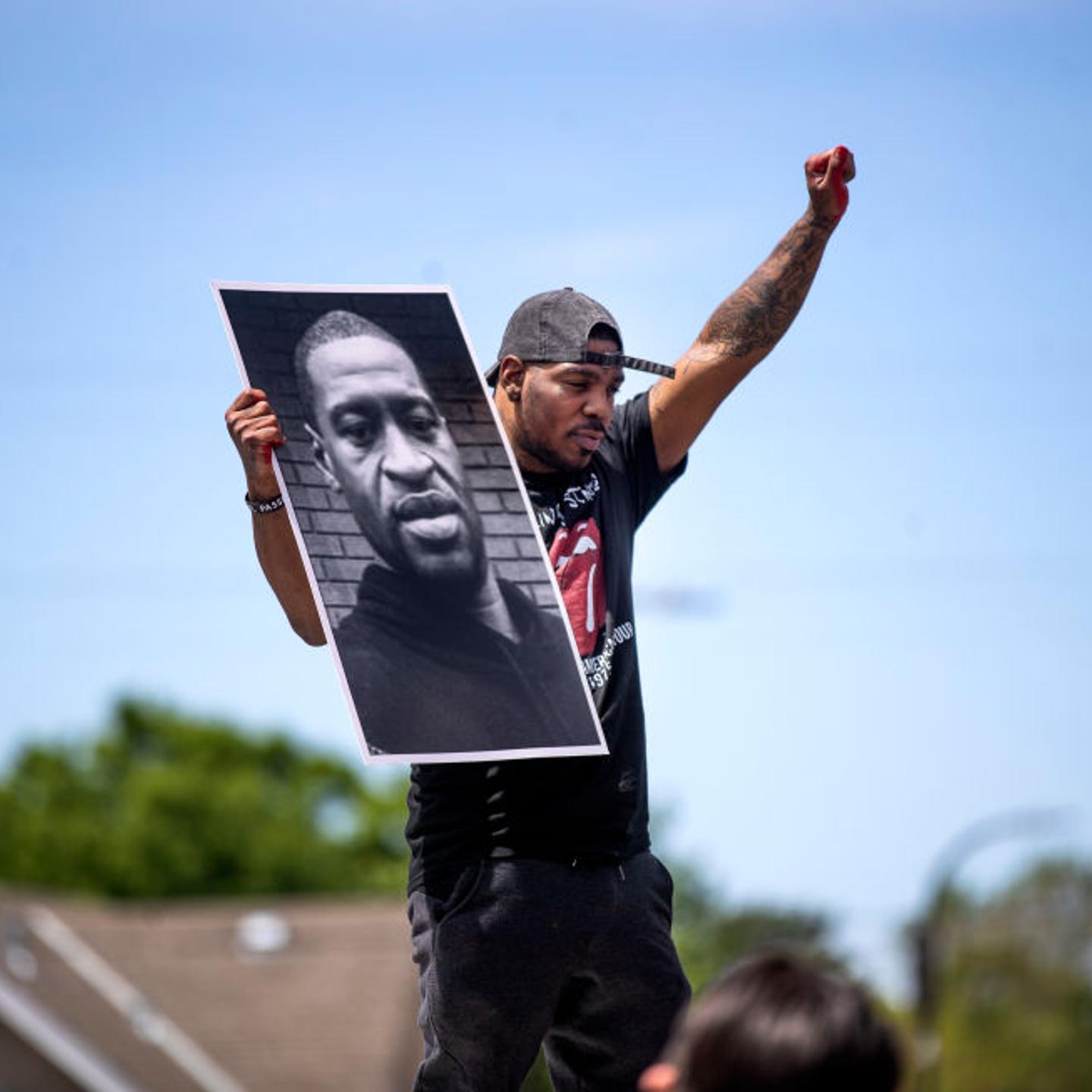 The third day of mourning and protesting and looting after the death of George Floyd in police custody