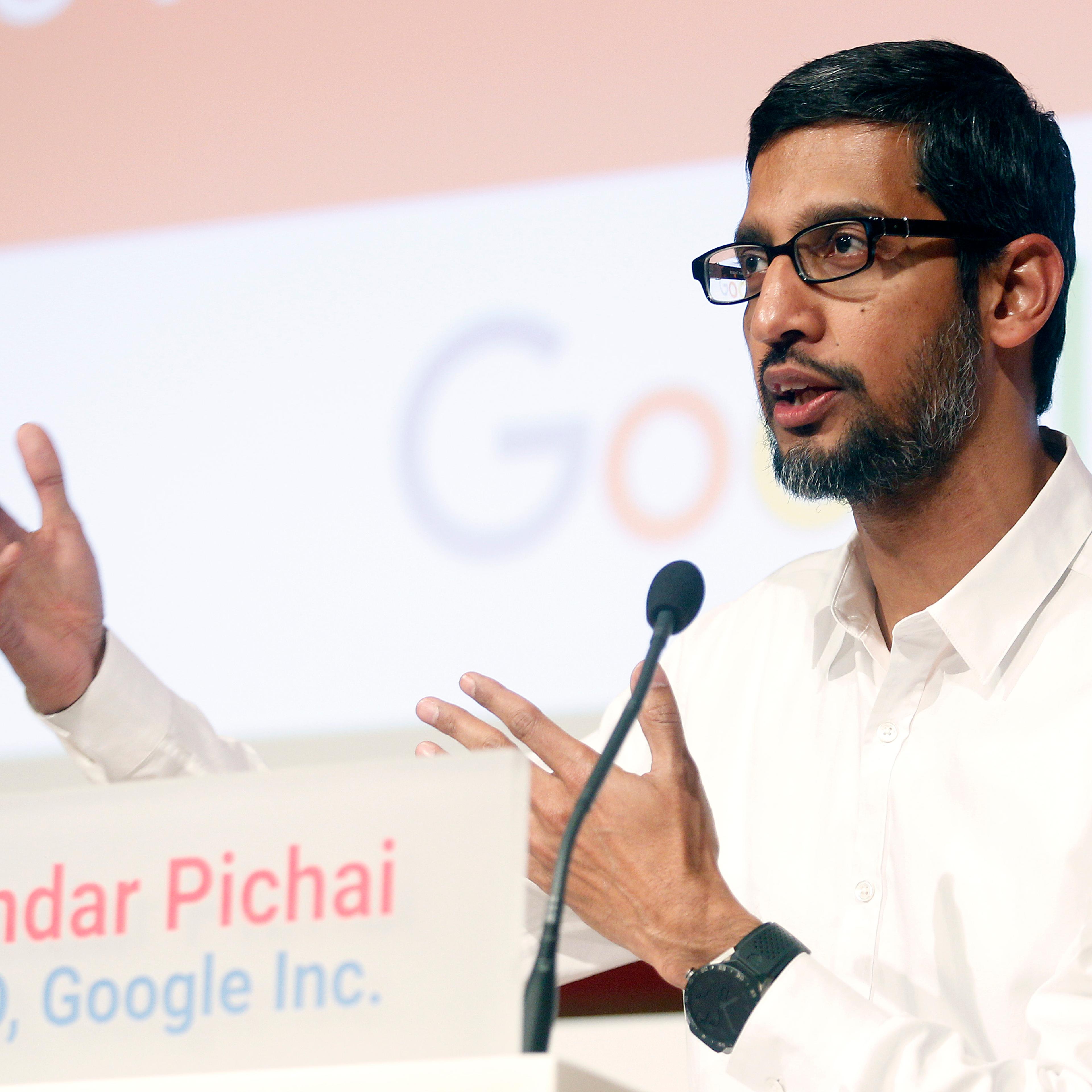 Sundar PICHAI, Google CEO Gives A Keynote To The Sciences Po Students