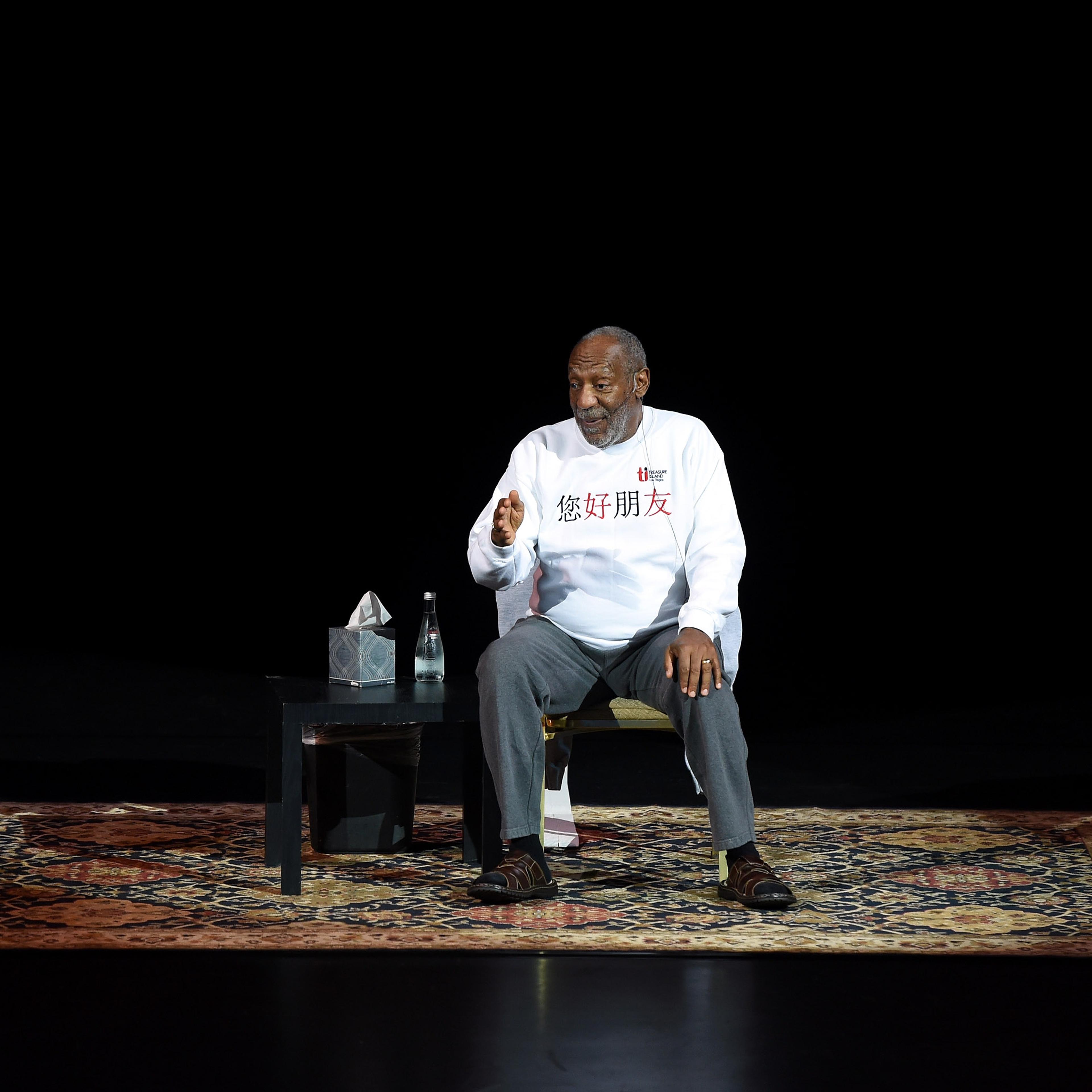 Comedian/actor Bill Cosby performs at the Treasure Island Hotel & Casino on Sept. 26, 2014 in Las Vegas, Nevada.