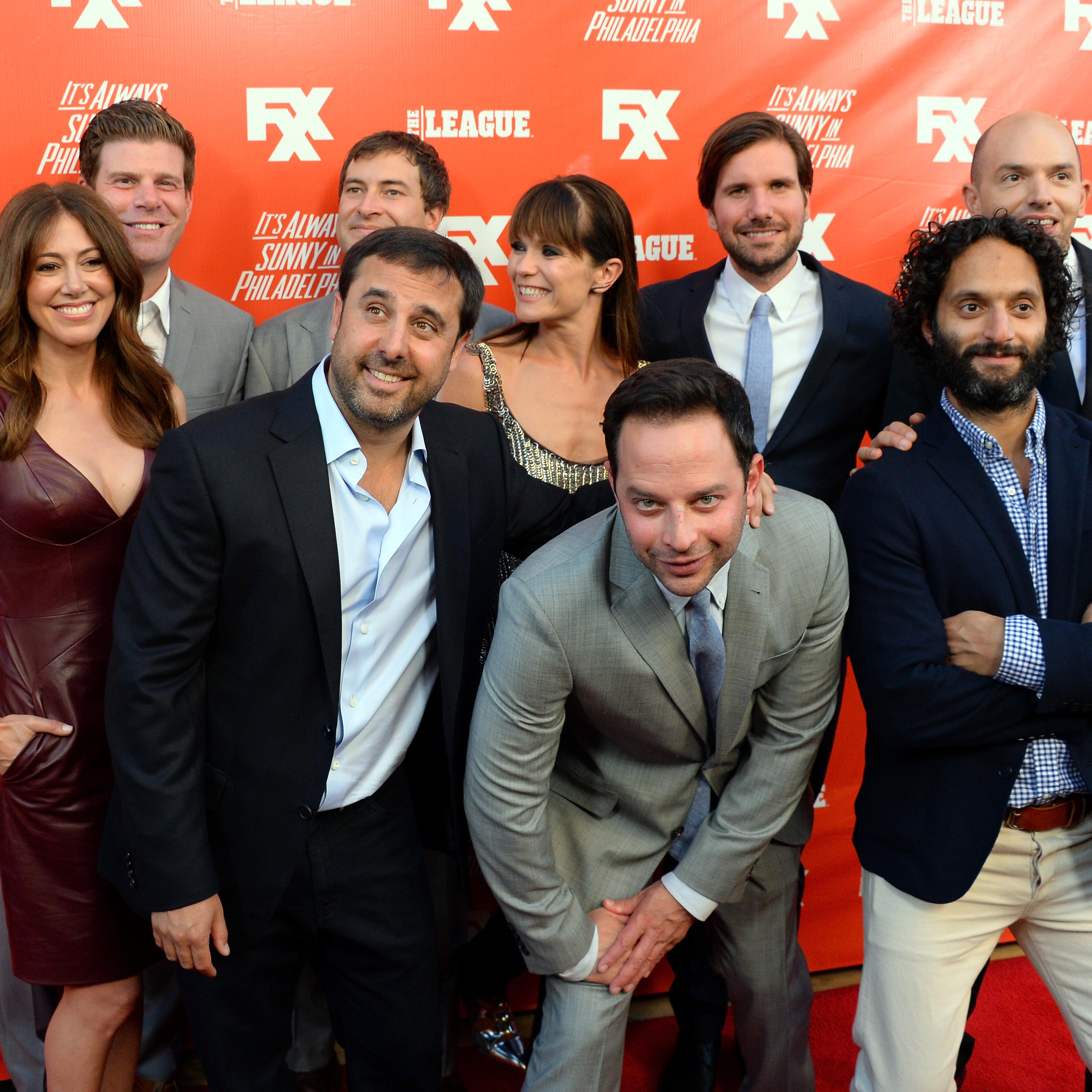 The cast and crew of "The League" attend the premiere and launch party for FXX Network's "It's Always Sunny In Philadelphia" and "The League" at Lure on Sept. 3, 2013 in Hollywood.