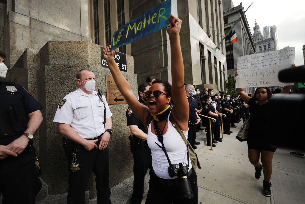 protests illegal jail new york nypd george floyd coronavirus