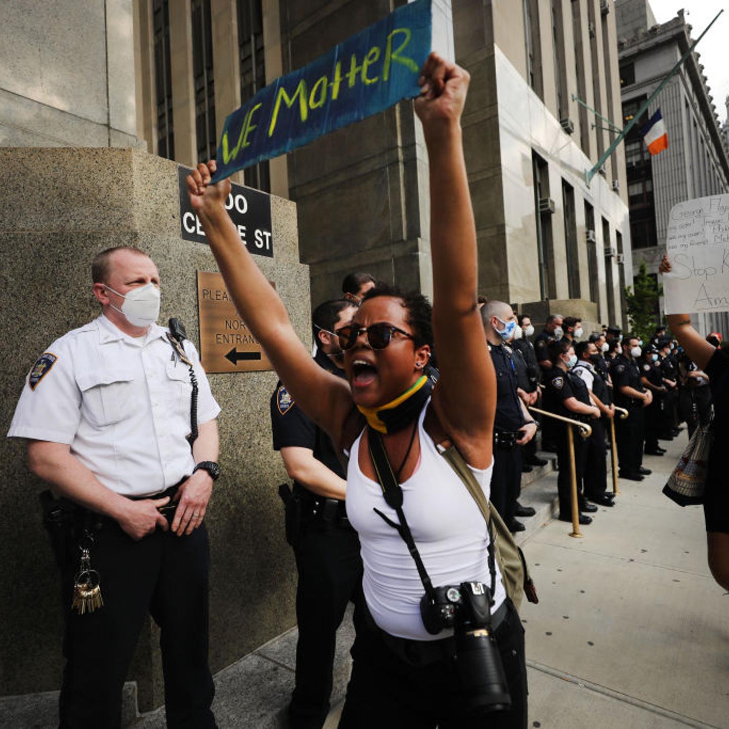protests illegal jail new york nypd george floyd coronavirus