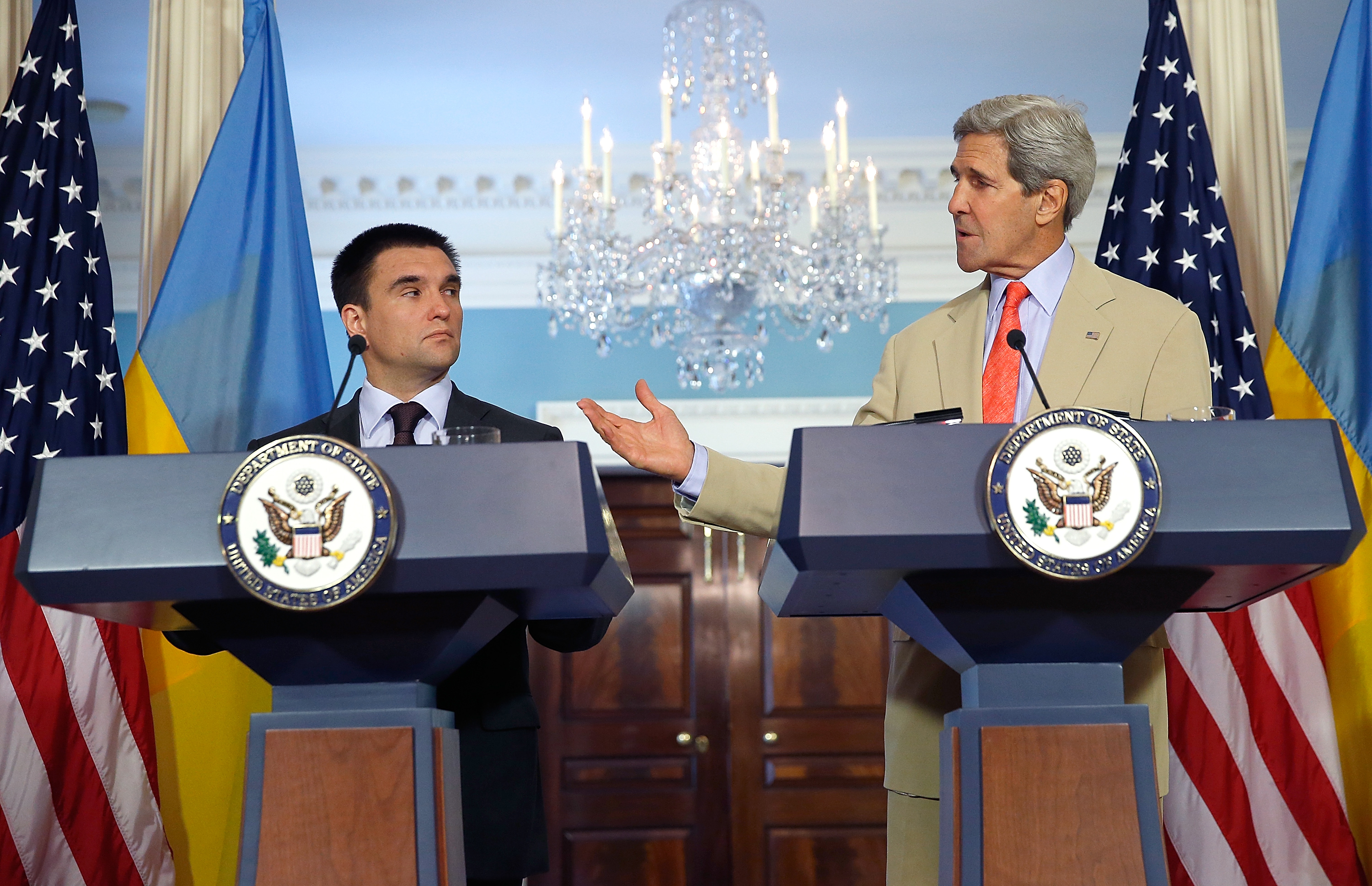 Secretary Kerry Meets With Ukrainian Foreign Minister At The State Department