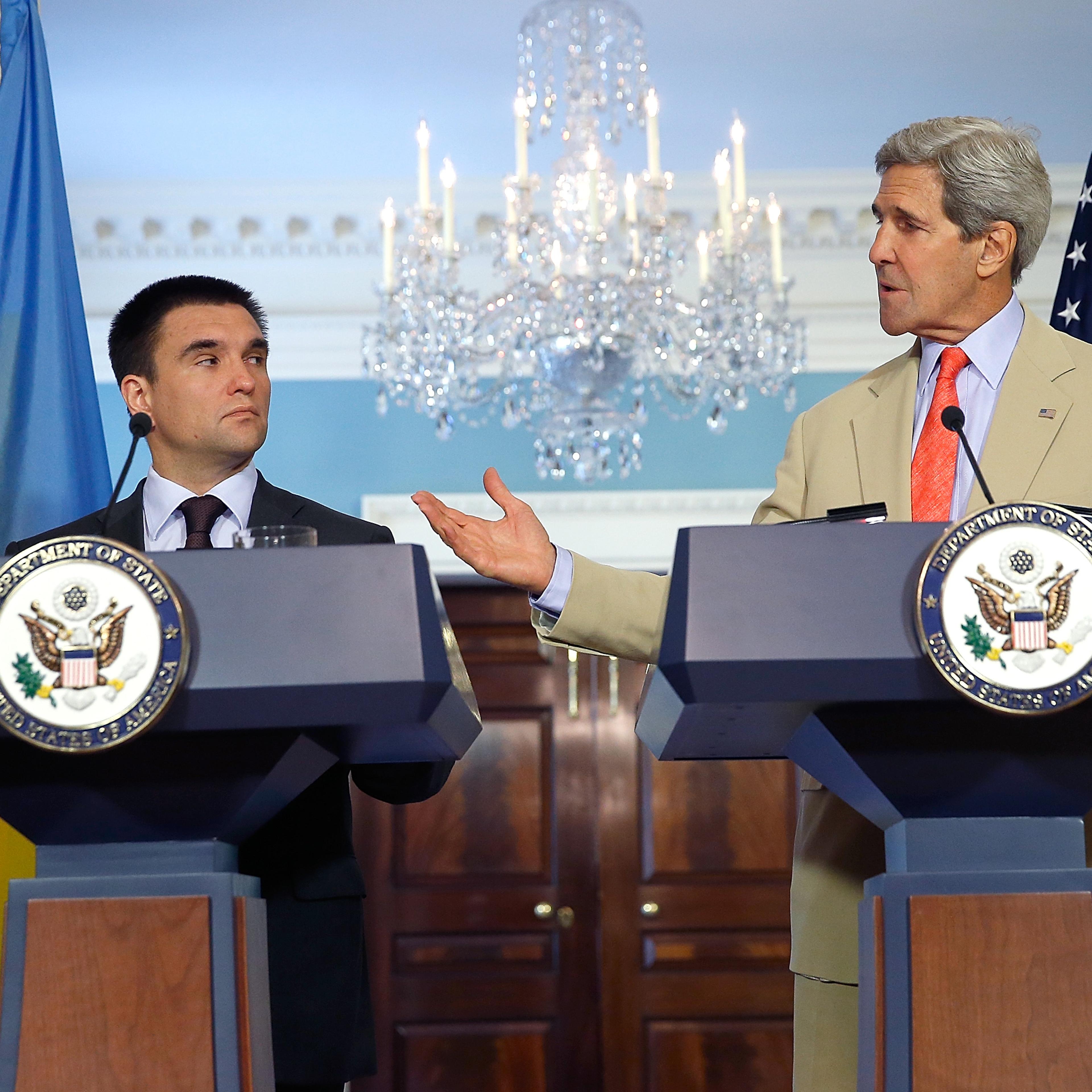 Secretary Kerry Meets With Ukrainian Foreign Minister At The State Department