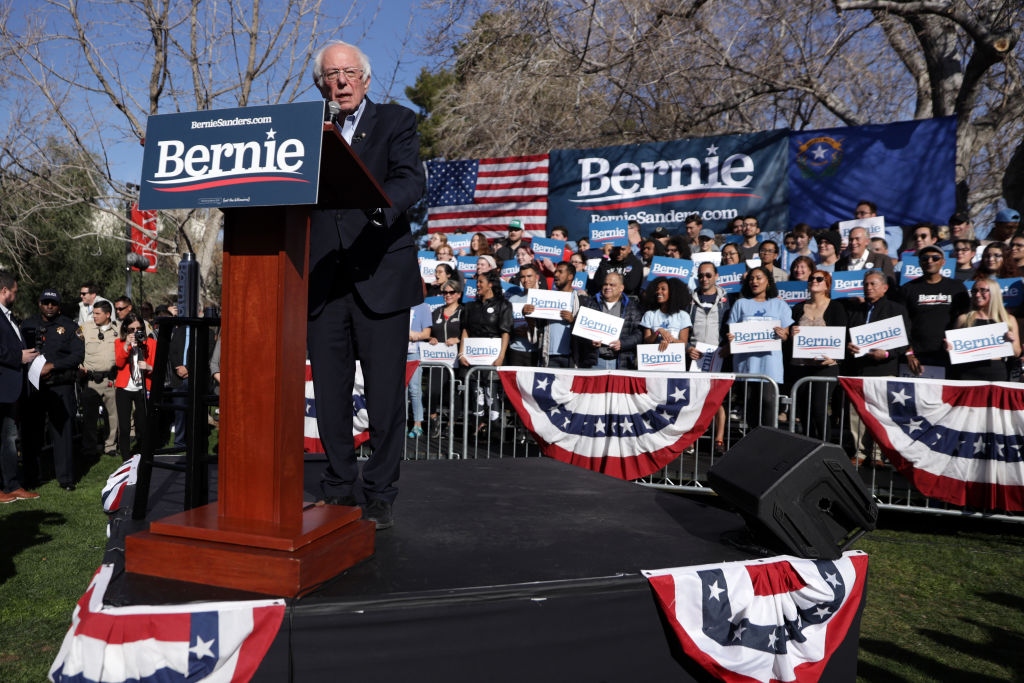 Bernie Sanders Campaigns In Las Vegas In Week Leading Up To Caucus