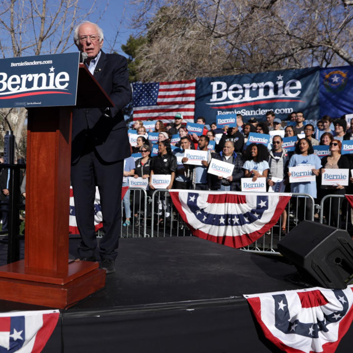 Bernie Sanders Campaigns In Las Vegas In Week Leading Up To Caucus
