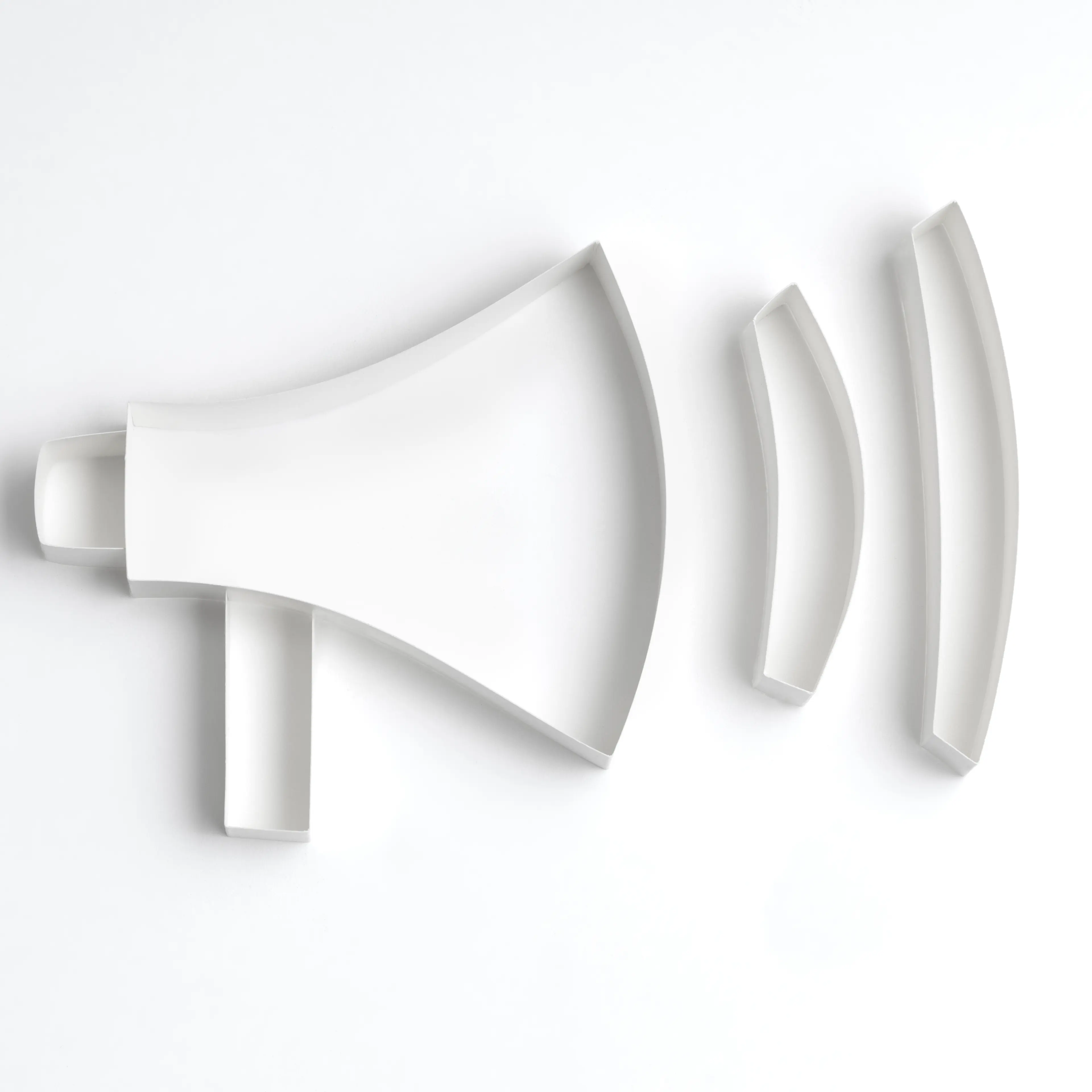 Origami megaphone