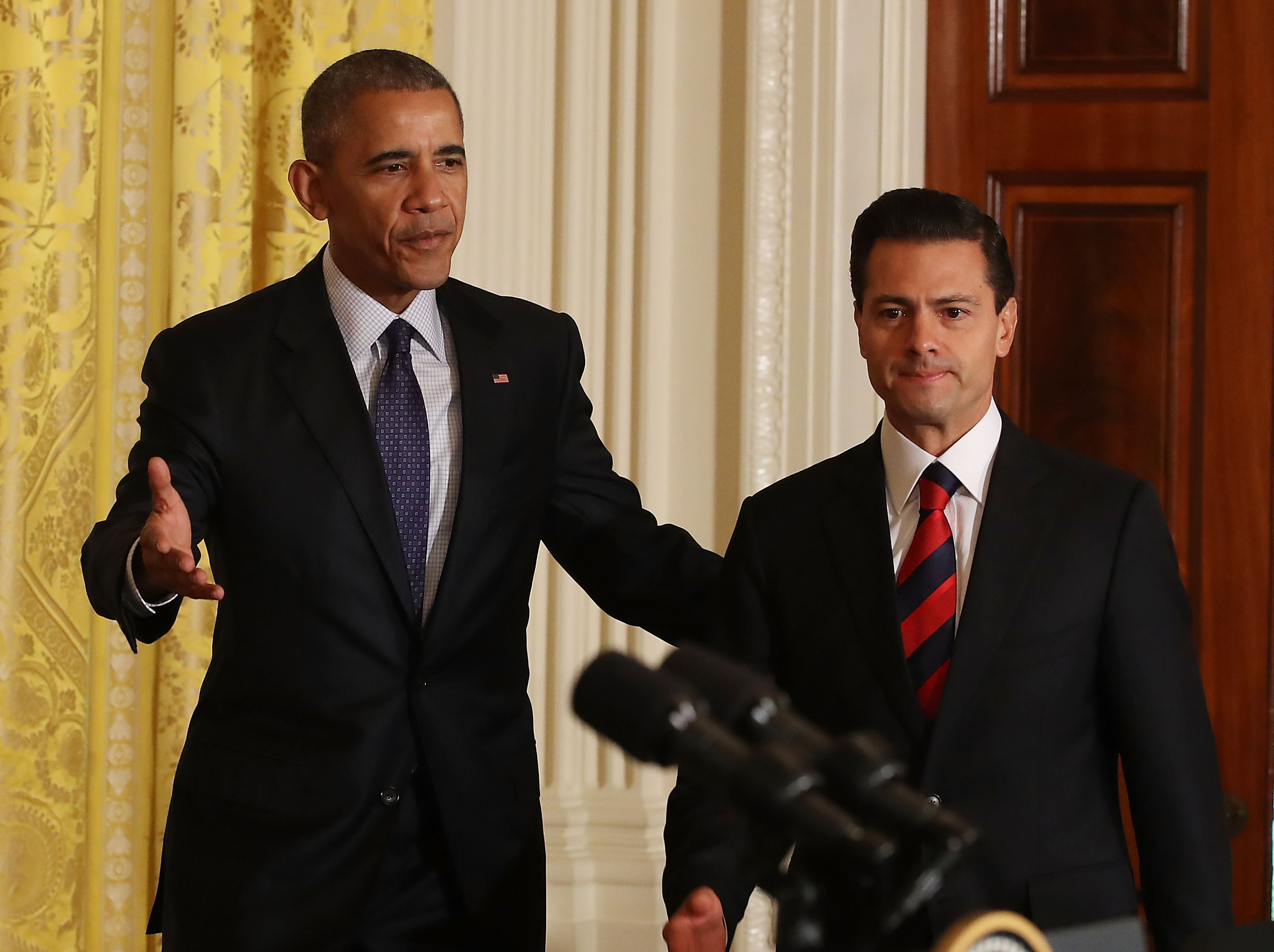 President Obama Holds News Conference With Mexican President Enrique Pena Nieto