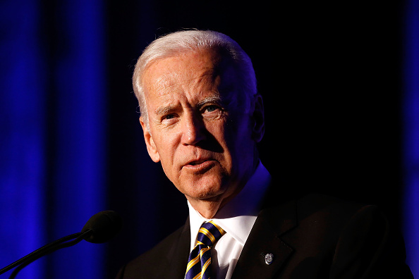 Joe Biden speaks at the 21st Annual Research!America Advocacy Awards Dinner at Andrew W. Mellon Auditorium on March 15, 2017 in Washington, DC.