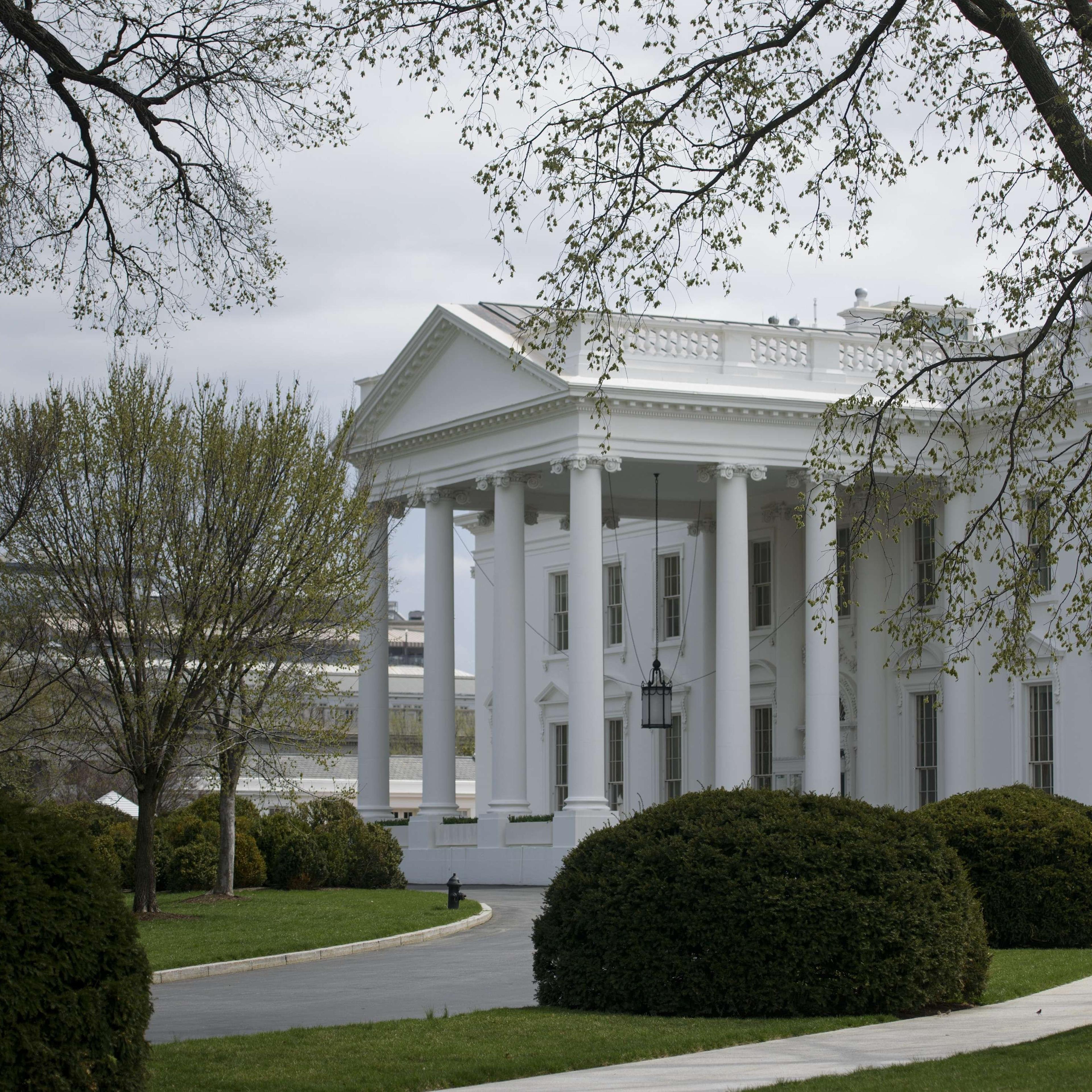 The White House seen on April 7, 2015 in Washington.