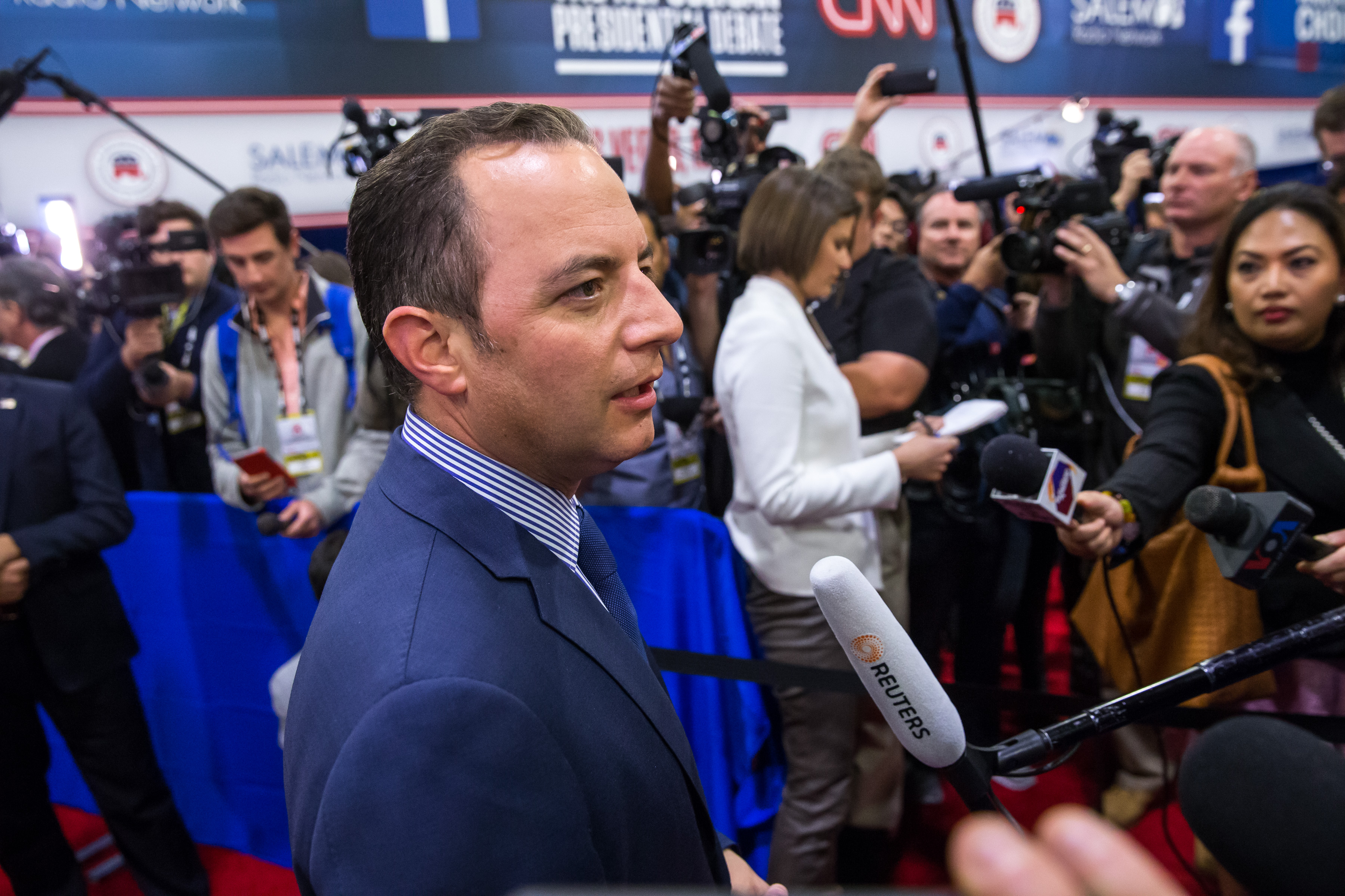Spin Room at the CNN GOP Debate