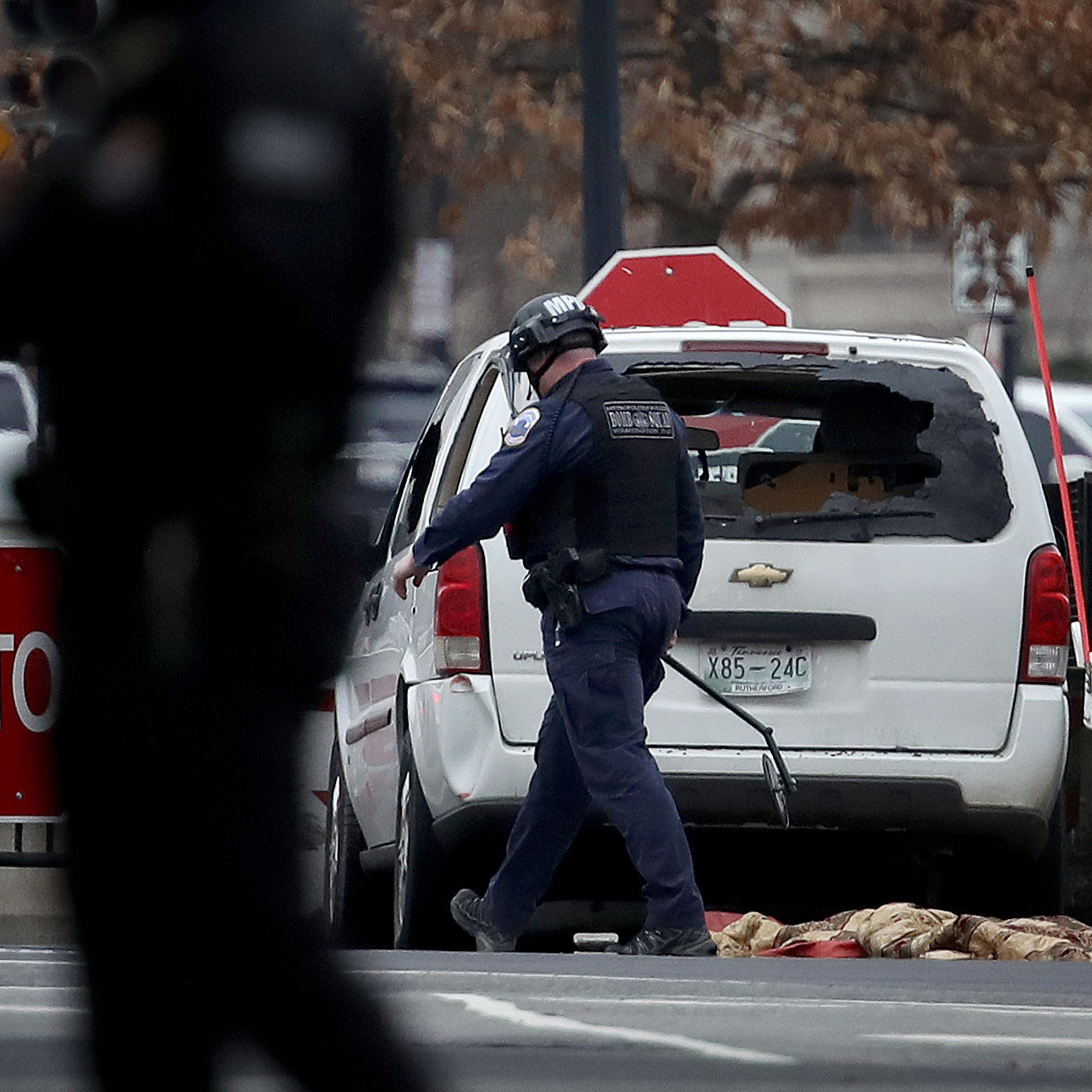 Vehicle Driven Into Security Barrier Near White House