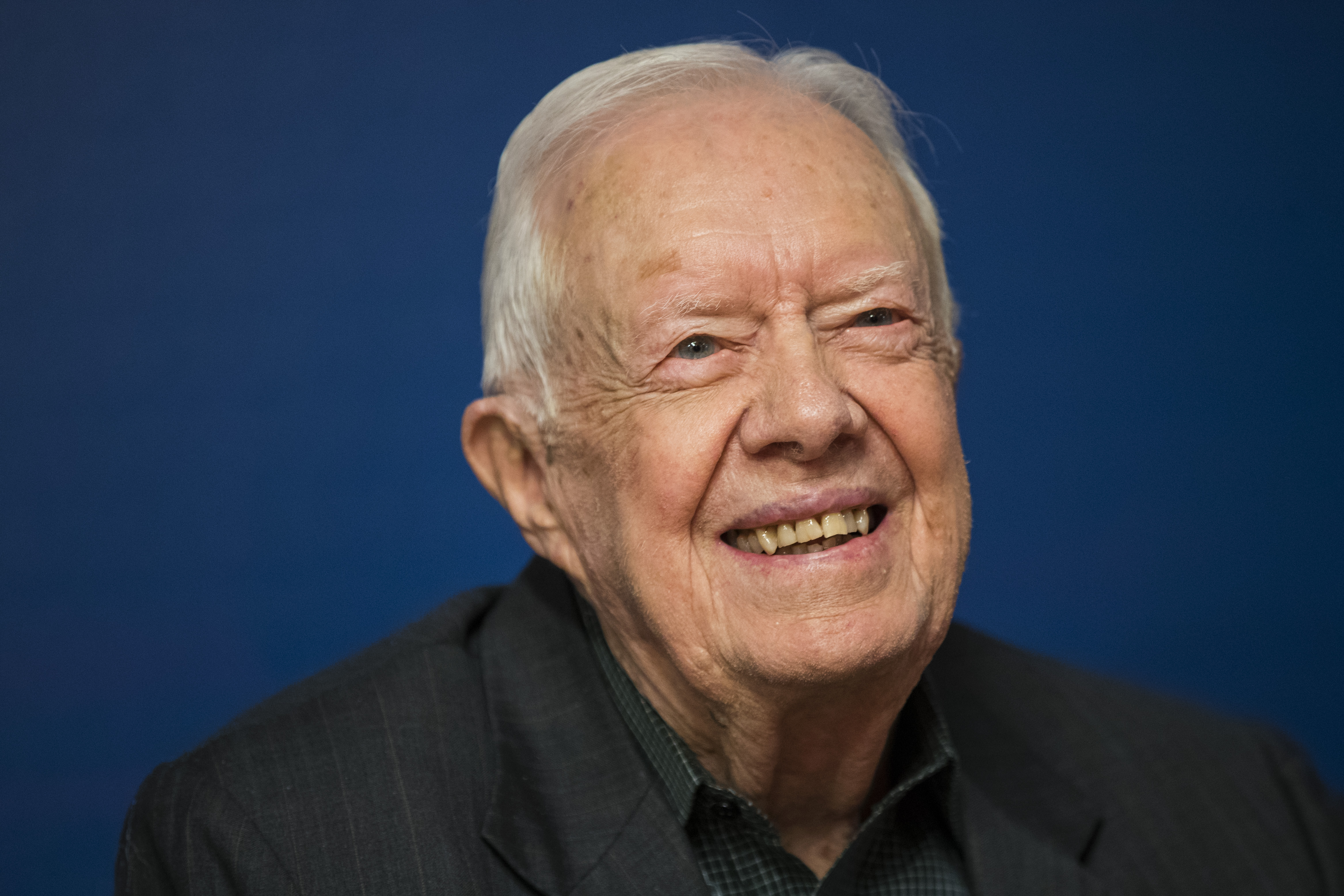 Jimmy Carter Signs Copies Of His New Book "Faith: A Journey For All"