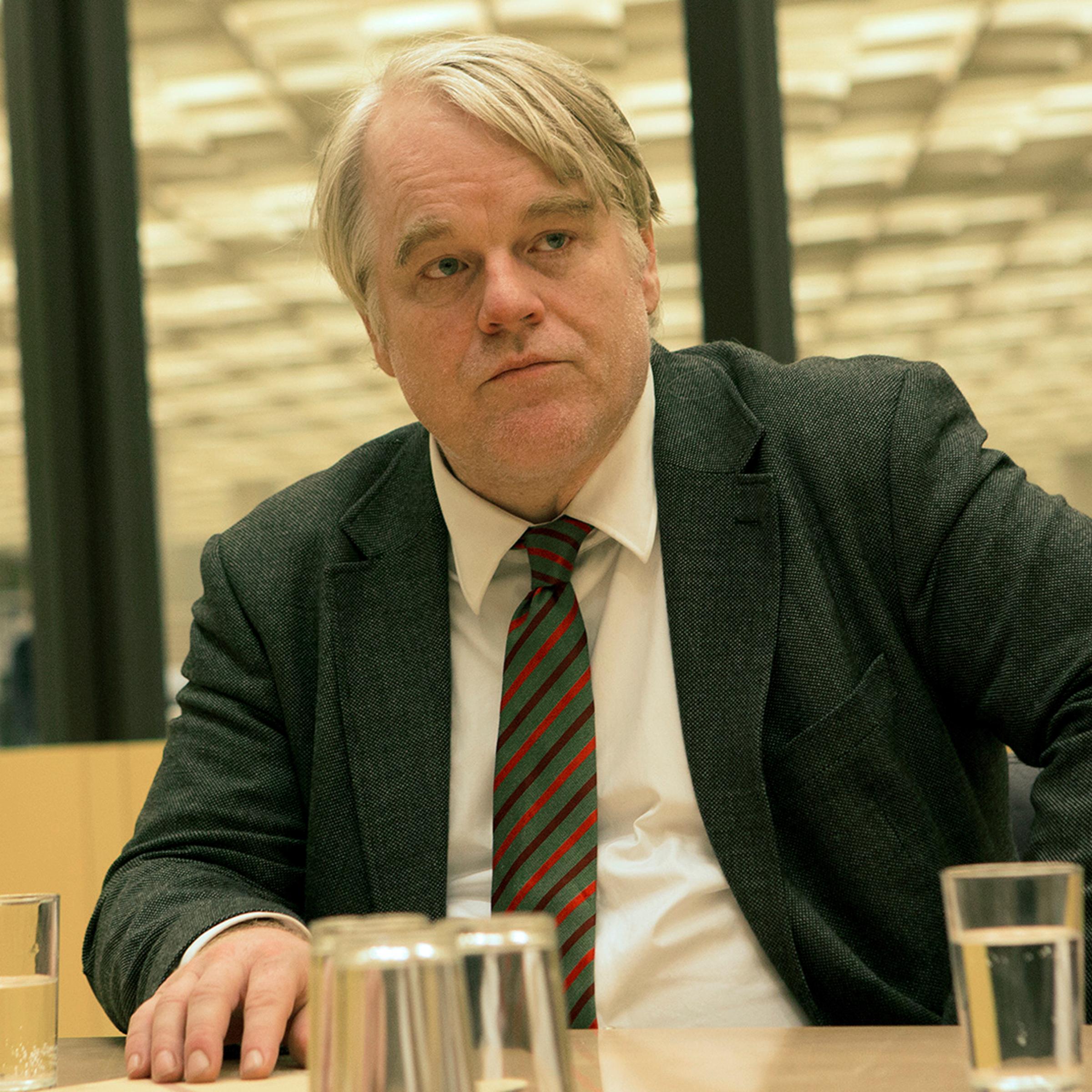 Philip Seymour Hoffman as Günther Bachmann in A Most Wanted Man, 2014.