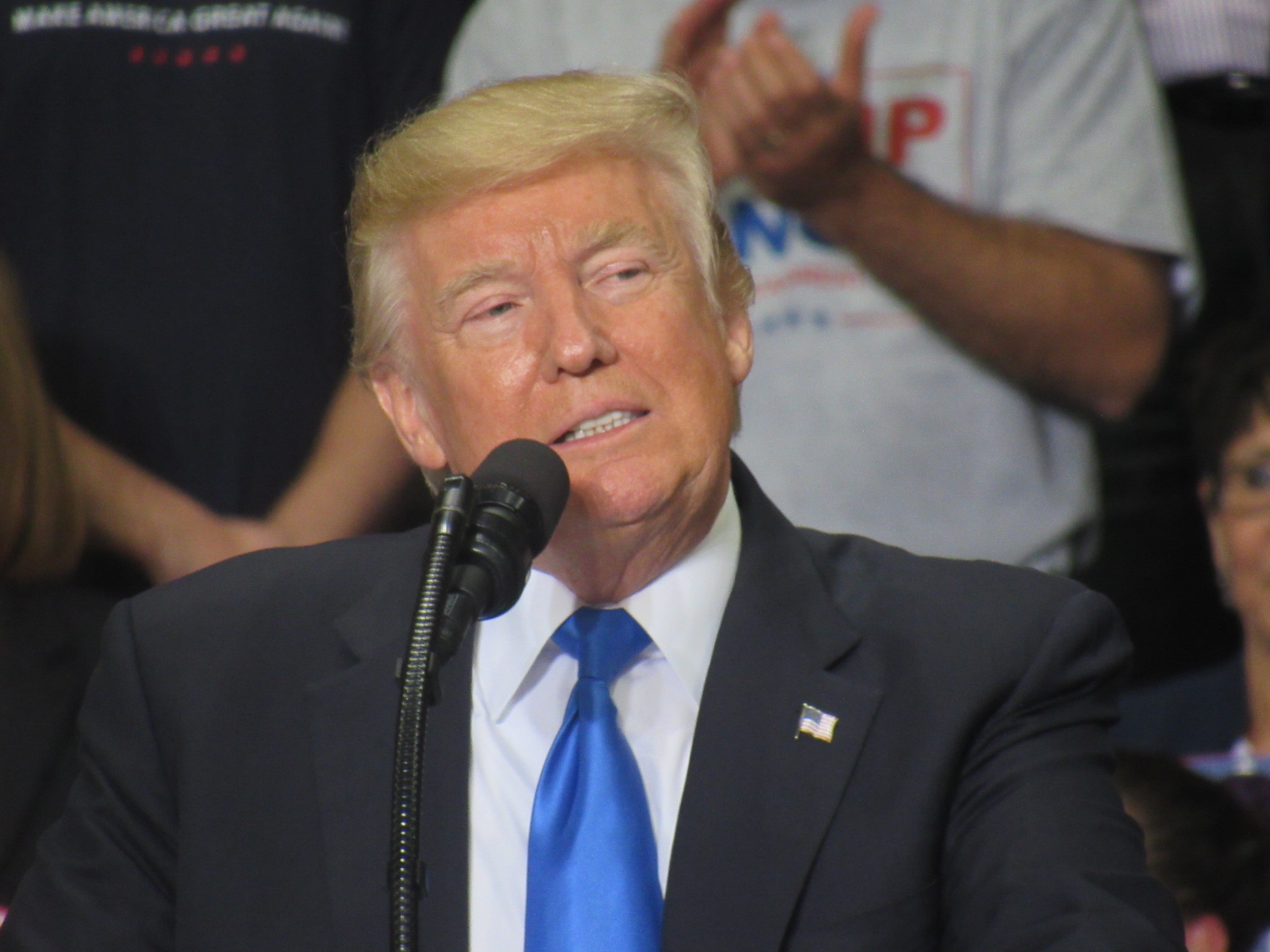 President Trump Holds Rally In Youngstown, Ohio