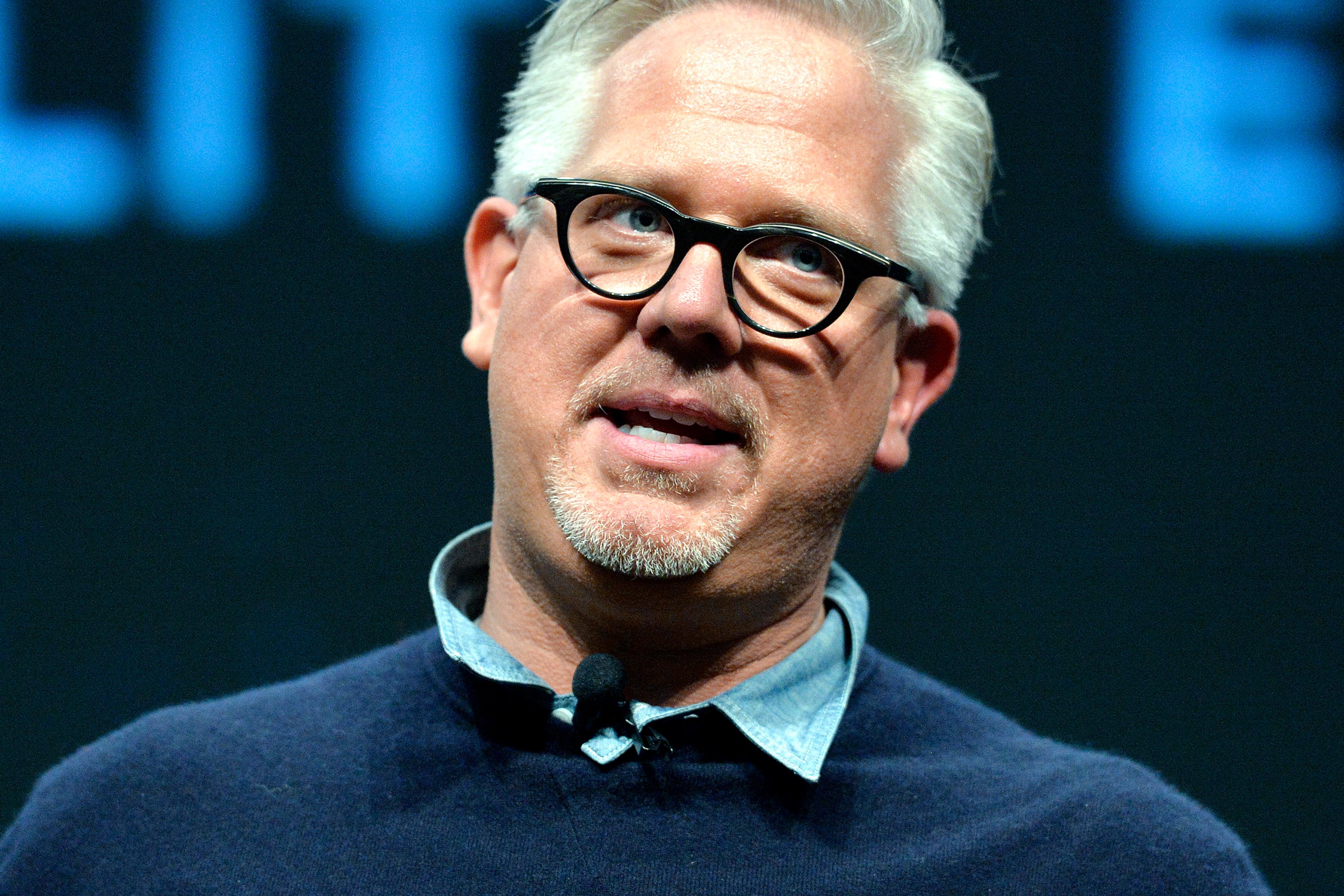 Glenn Beck speaks to a gathering at FreePAC Kentucky, April 5, 2014.