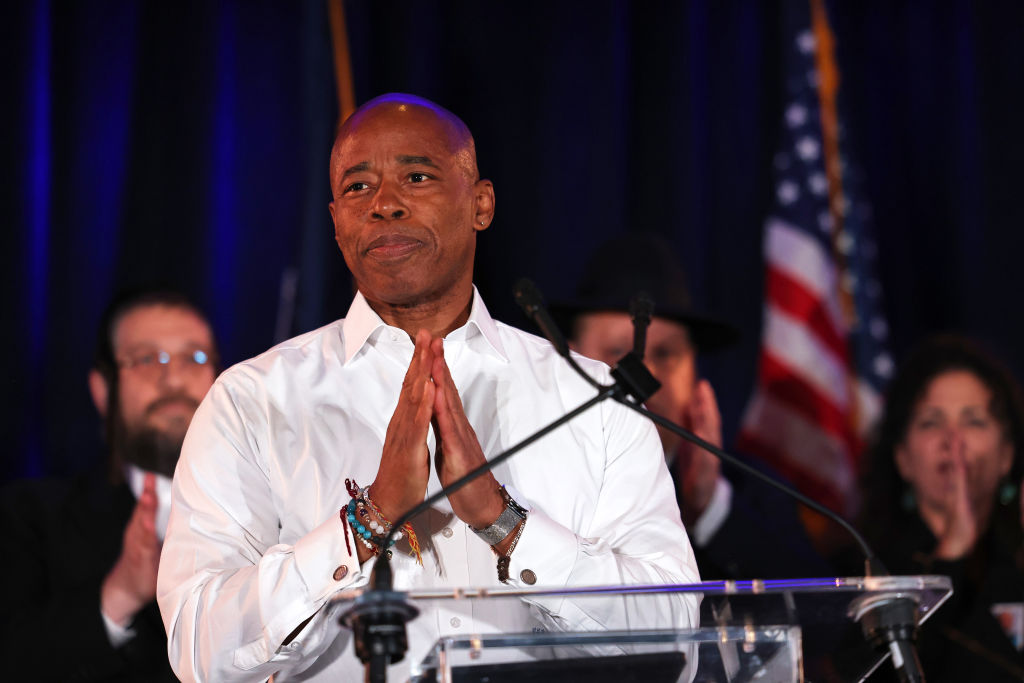 Eric Adams Holds Event On Night Of New York Mayoral Election