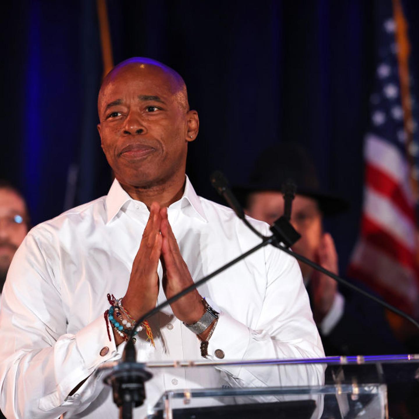 Eric Adams Holds Event On Night Of New York Mayoral Election
